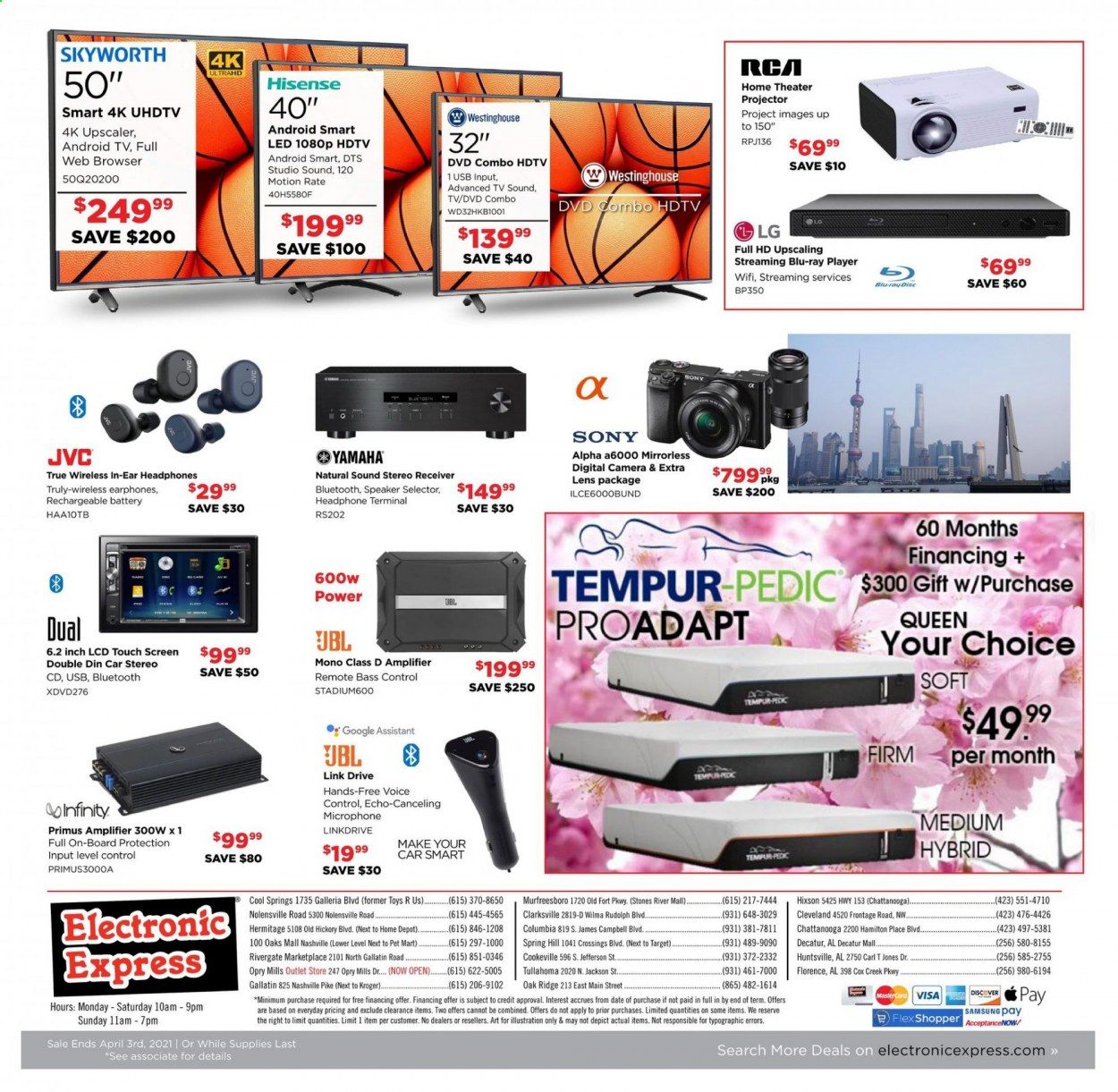 Electronic Express Weekly Ad Flyer March 28 to April 3