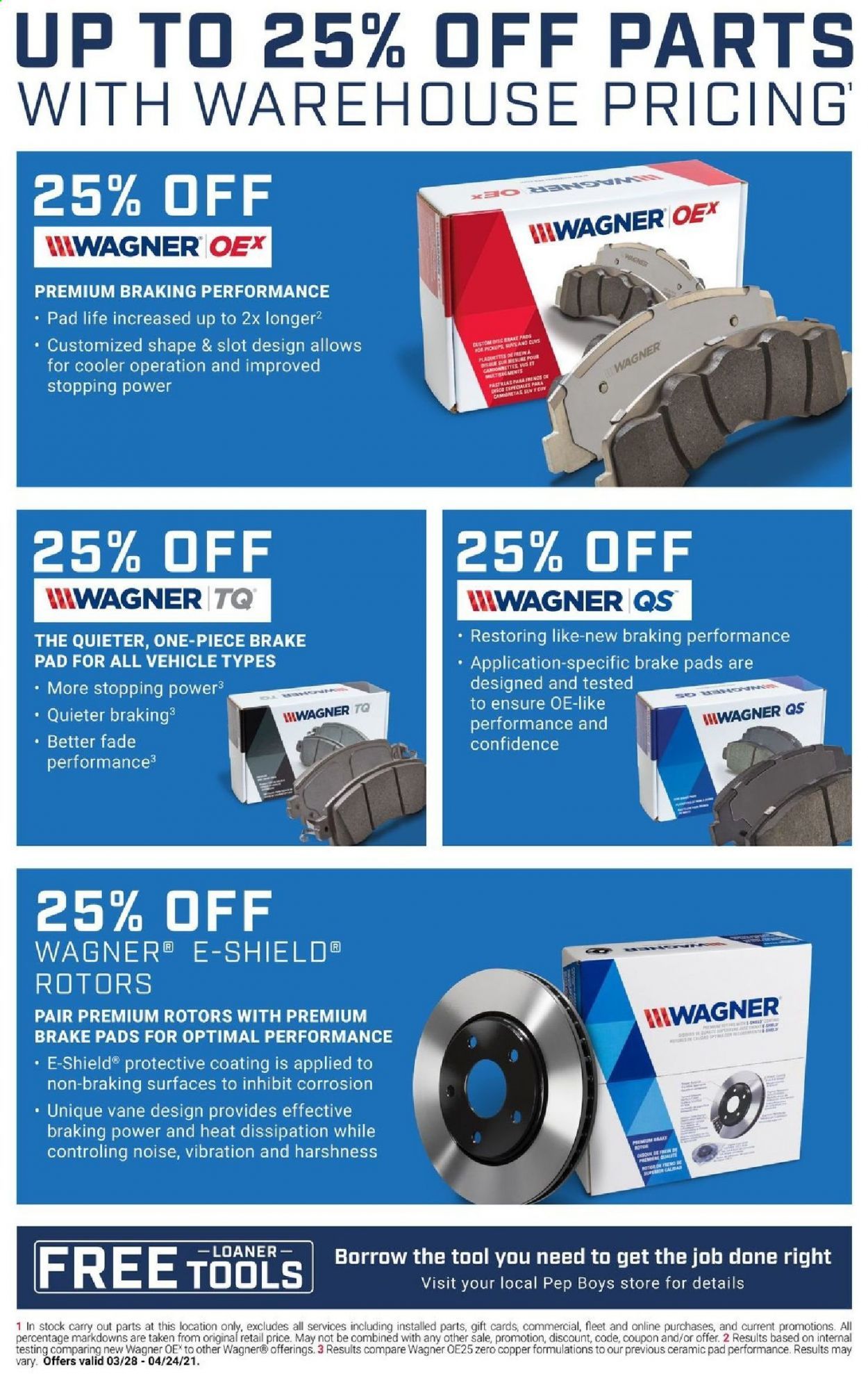 Pep Boys Weekly Ad Flyer March 28 to April 24