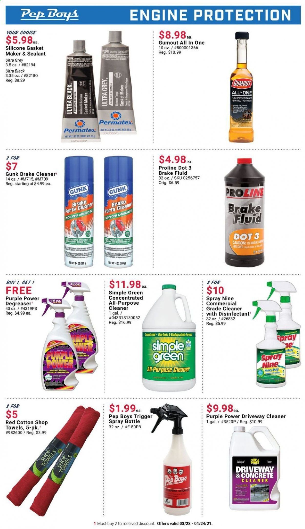 Pep Boys Weekly Ad Flyer March 28 to April 24
