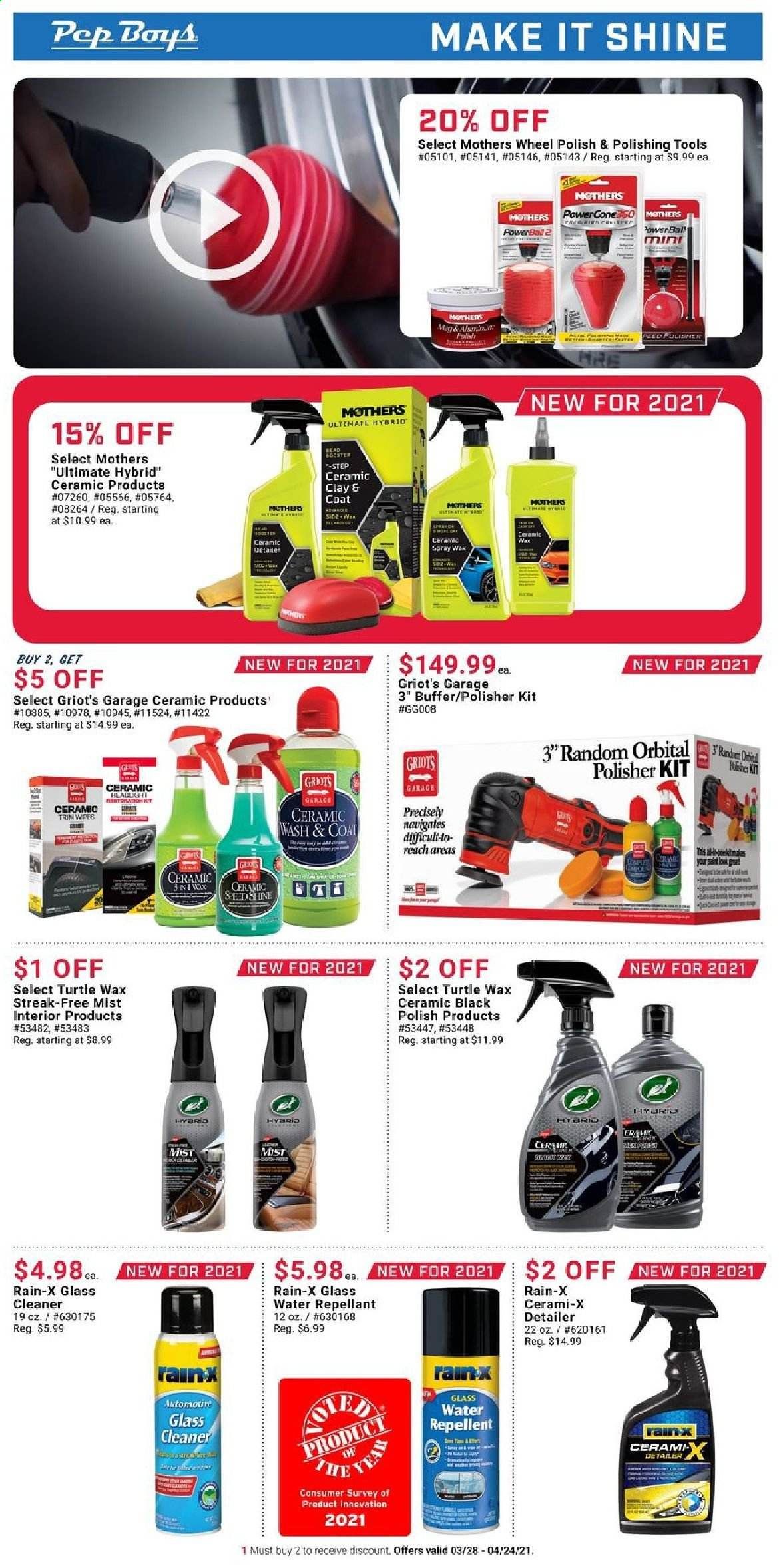 Pep Boys Weekly Ad Flyer March 28 to April 24