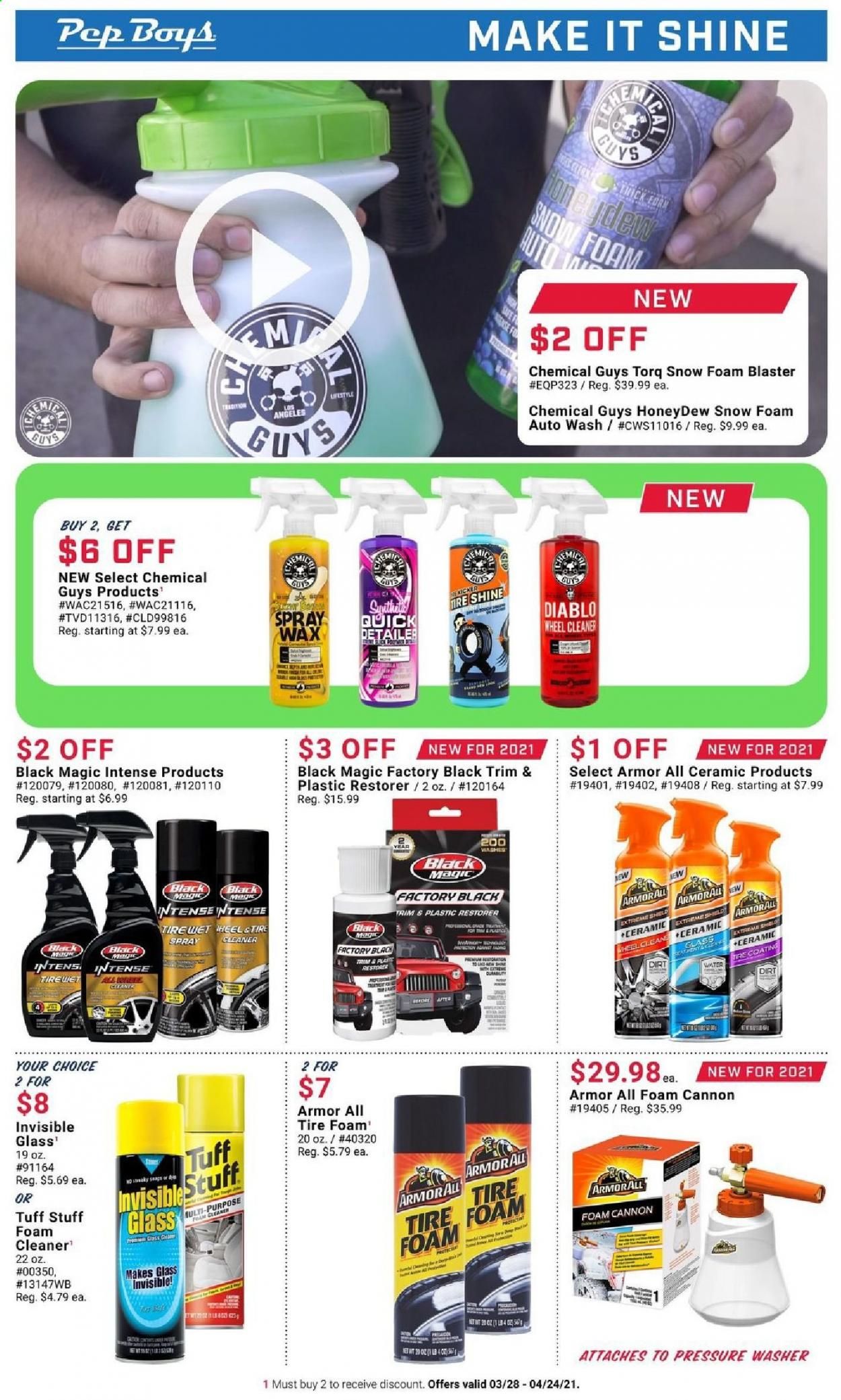Pep Boys Weekly Ad Flyer March 28 to April 24