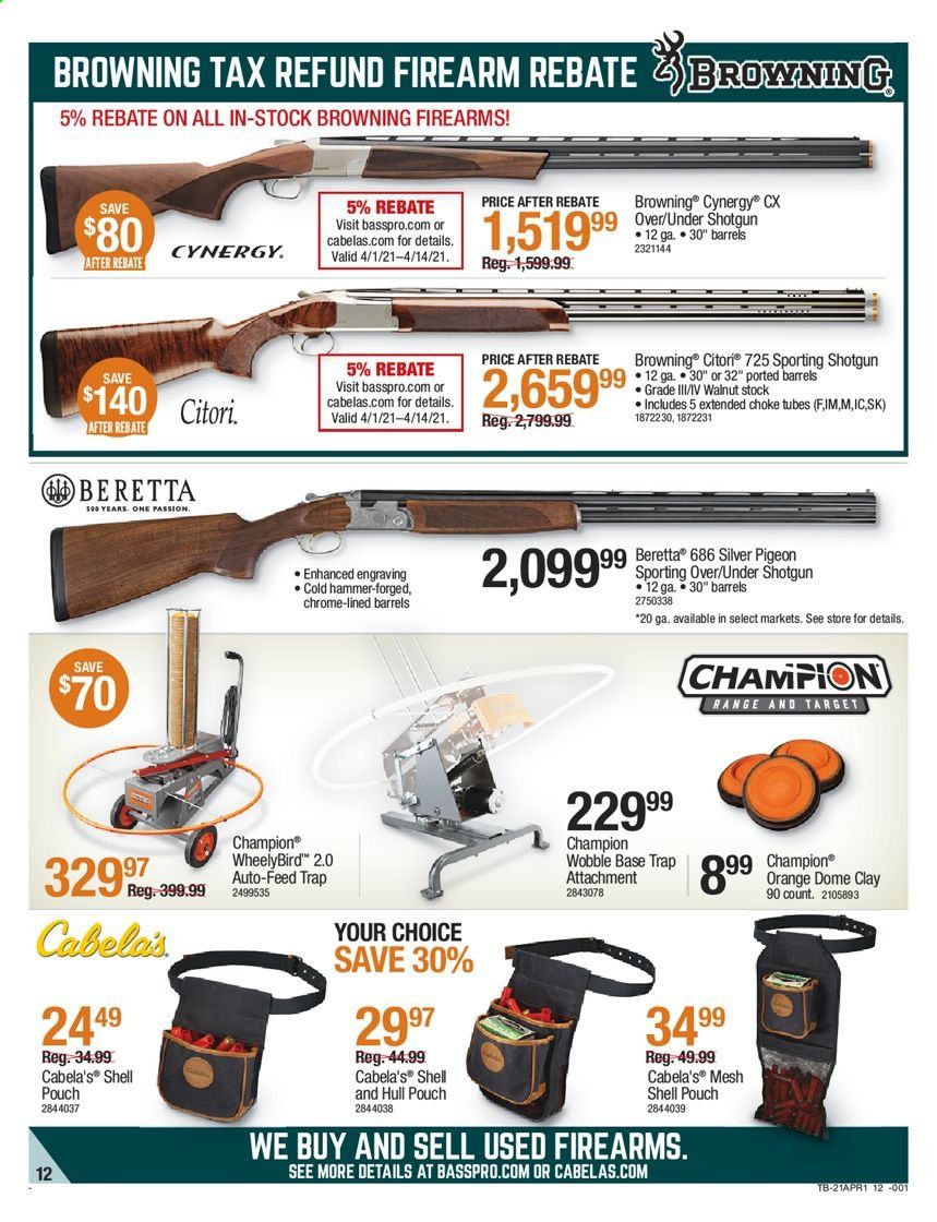 Bass Pro Shops Weekly Ad Flyer April 1 to April 14