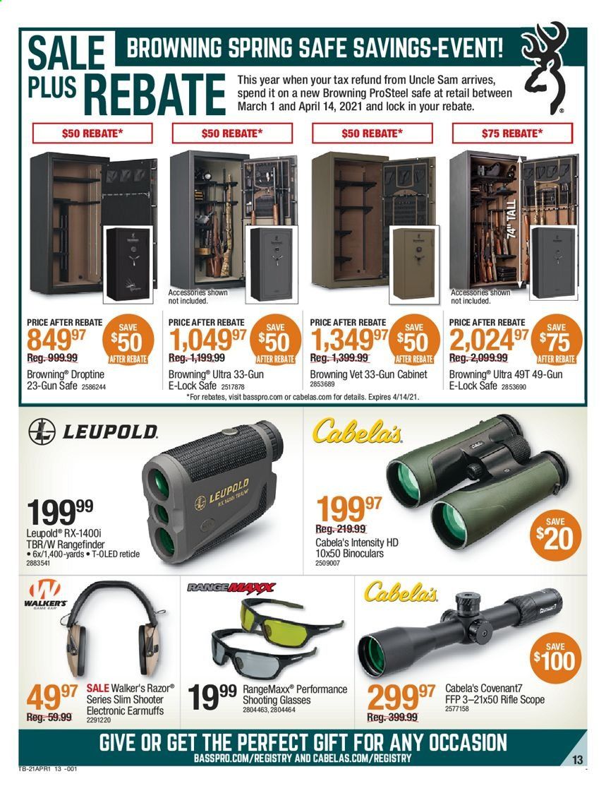 Bass Pro Shops Weekly Ad Flyer April 1 to April 14
