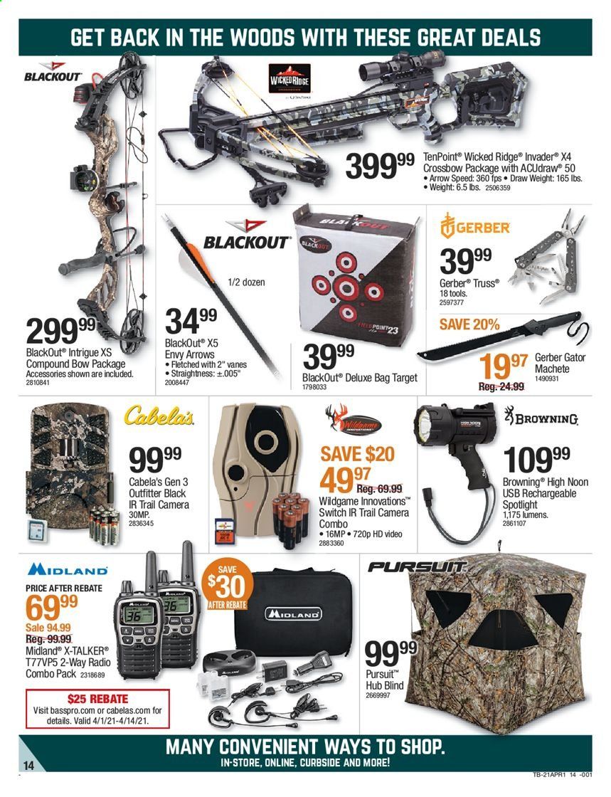 Bass Pro Shops Weekly Ad Flyer April 1 to April 14
