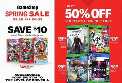 GameStop Weekly Ad Flyer March 28 to April 3