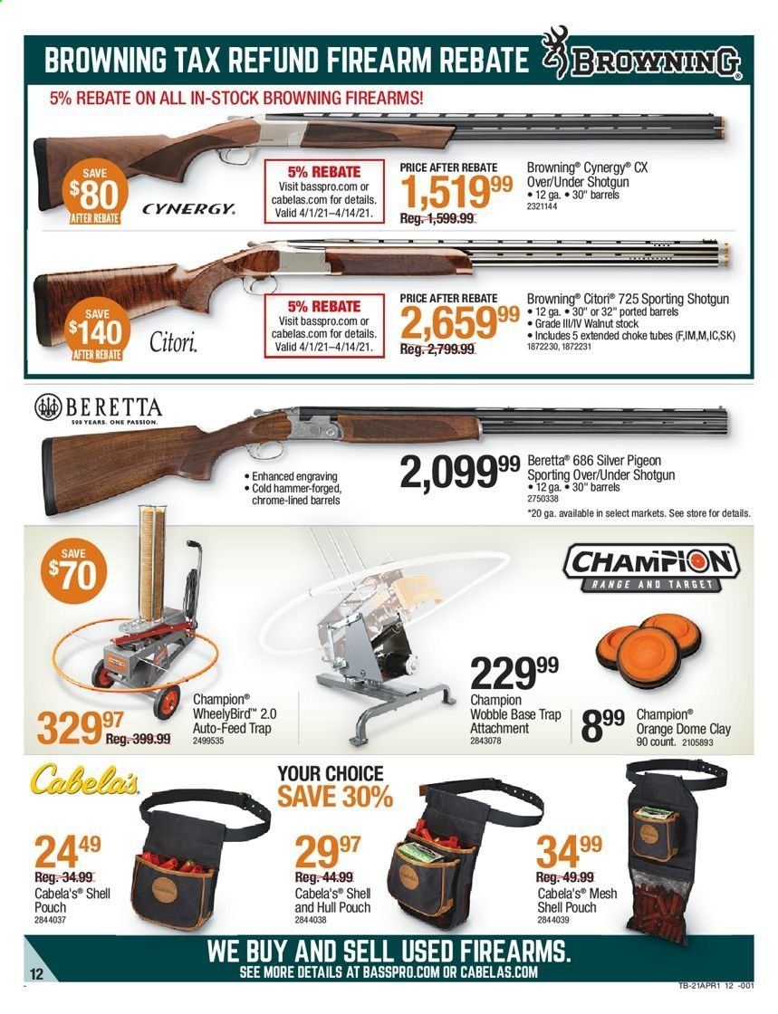 Cabela's Weekly Ad Flyer April 1 to April 14