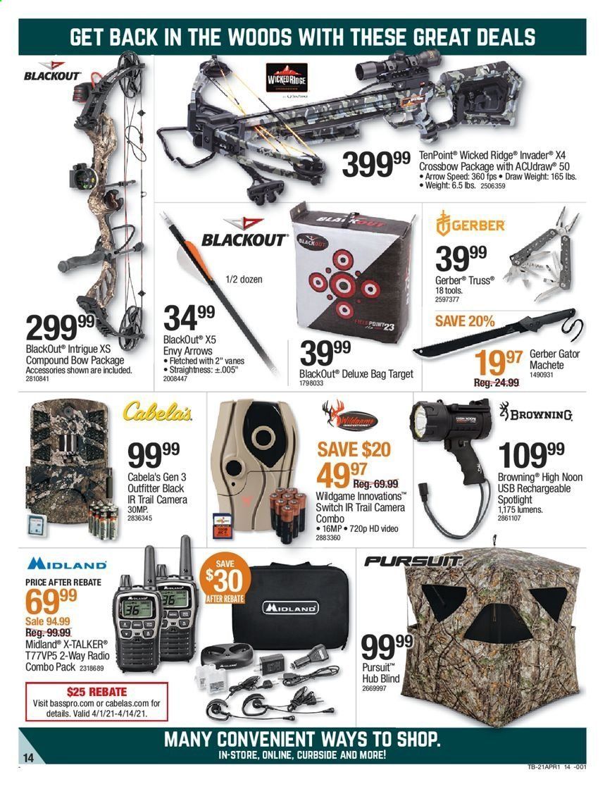 Cabela's Weekly Ad Flyer April 1 to April 14