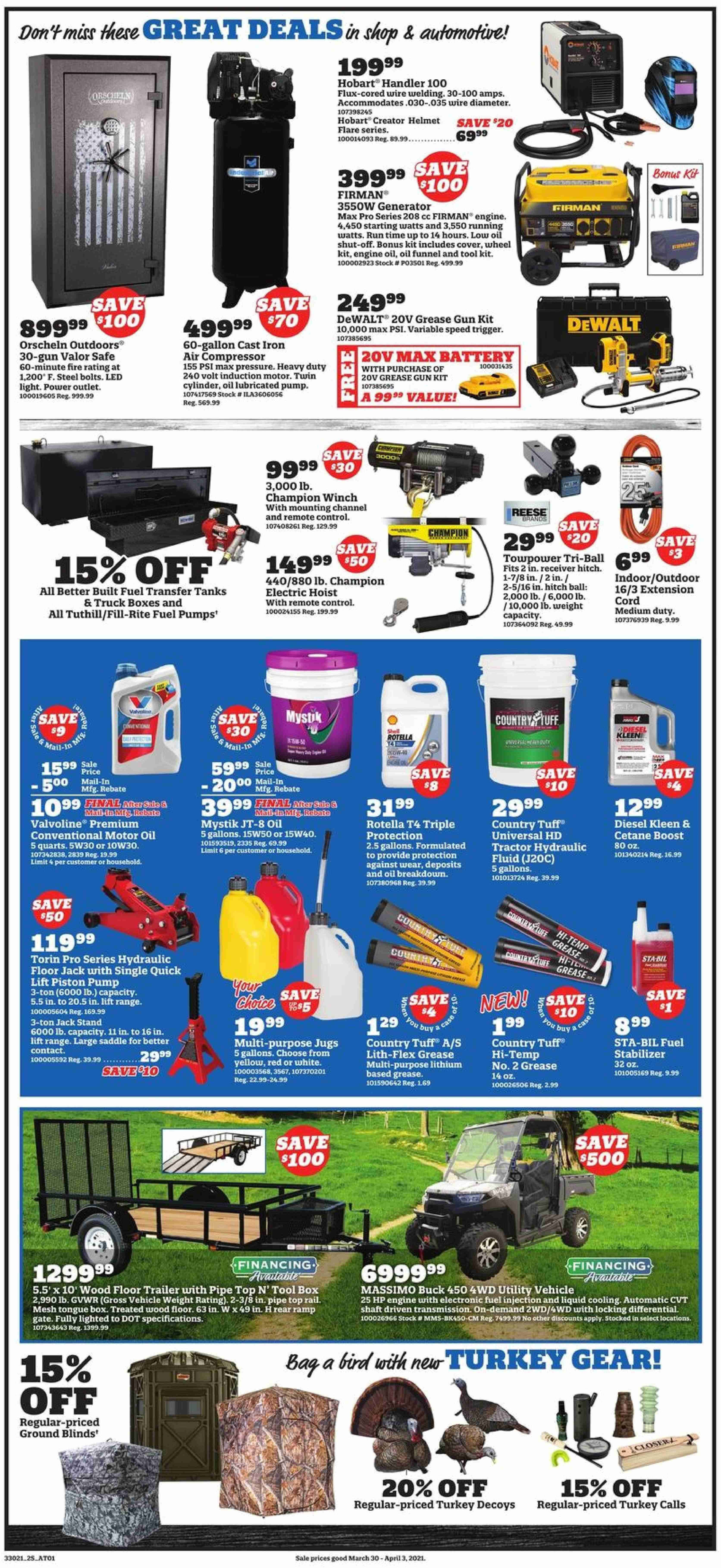Orscheln Farm and Home Weekly Ad Flyer March 30 to April 3