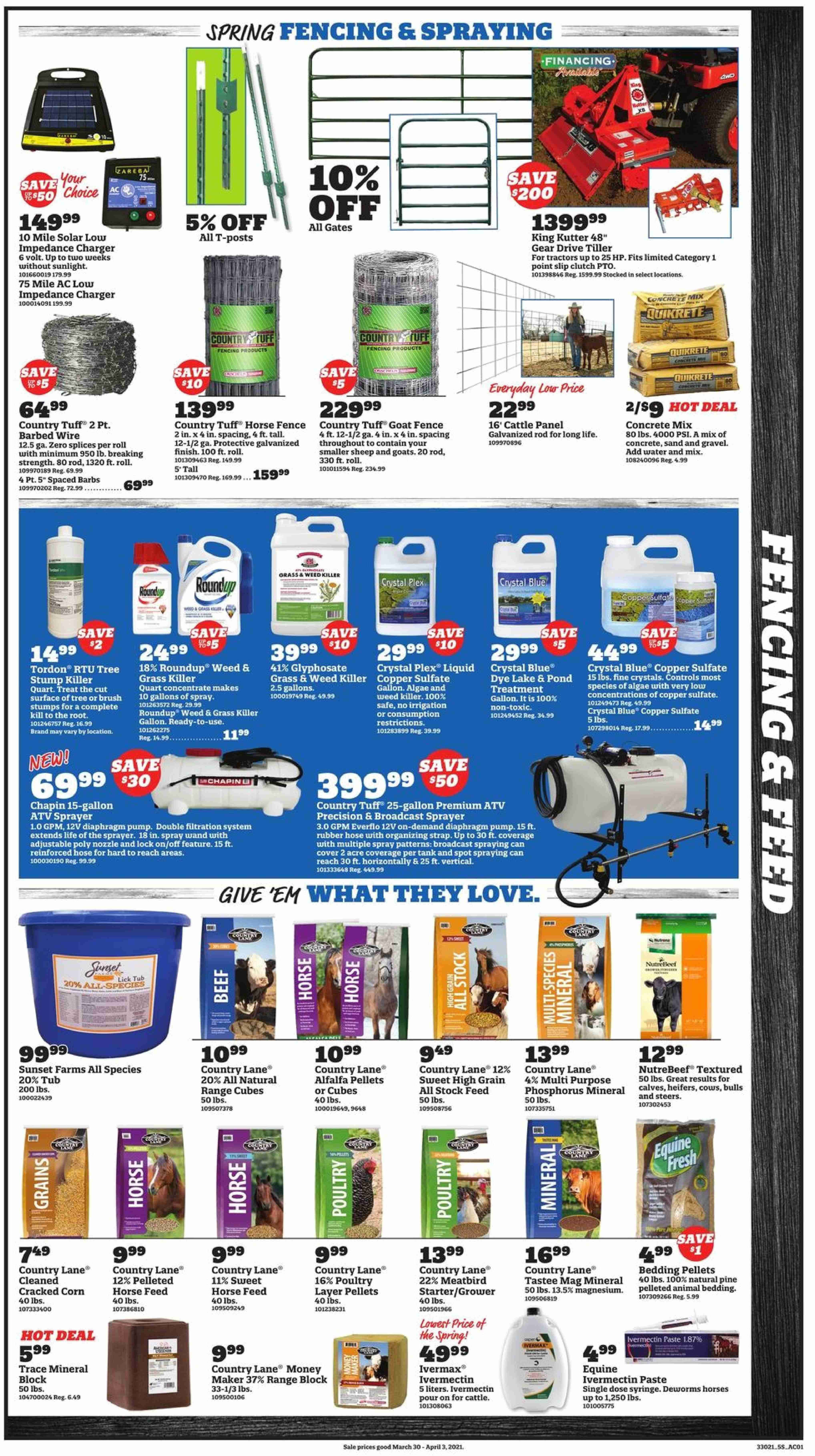 Orscheln Farm and Home Weekly Ad Flyer March 30 to April 3