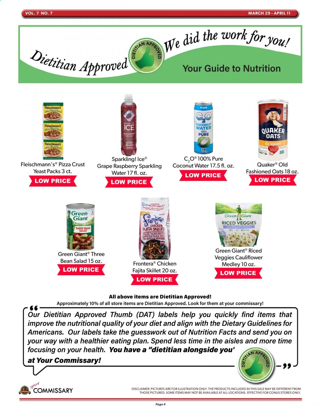 Commissary Weekly Ad Flyer March 29 to April 11