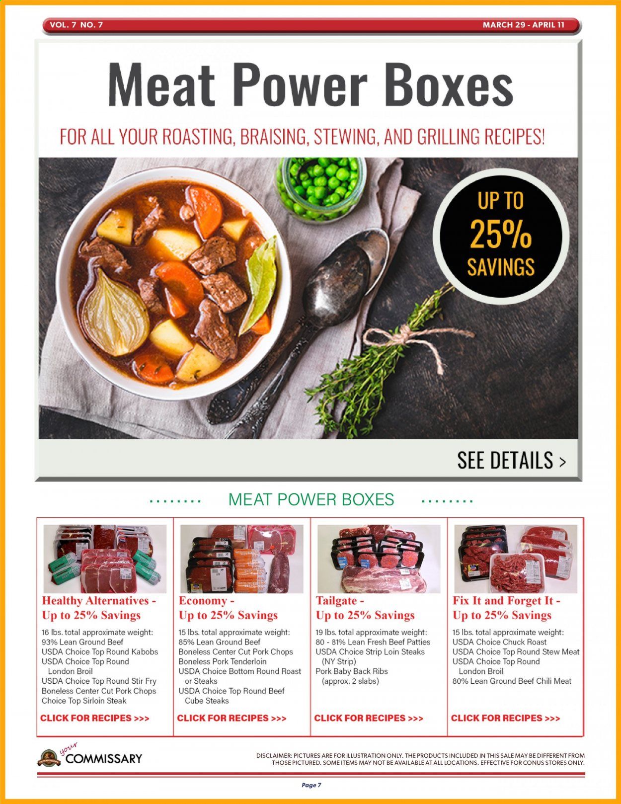 Commissary Weekly Ad Flyer March 29 to April 11