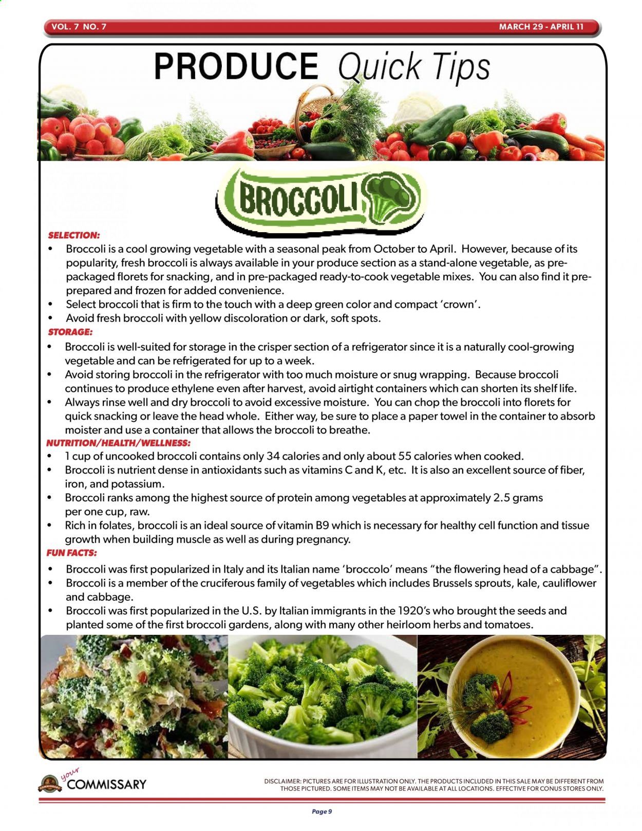 Commissary Weekly Ad Flyer March 29 to April 11