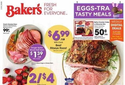 Baker's Weekly Ad Flyer March 31 to April 6