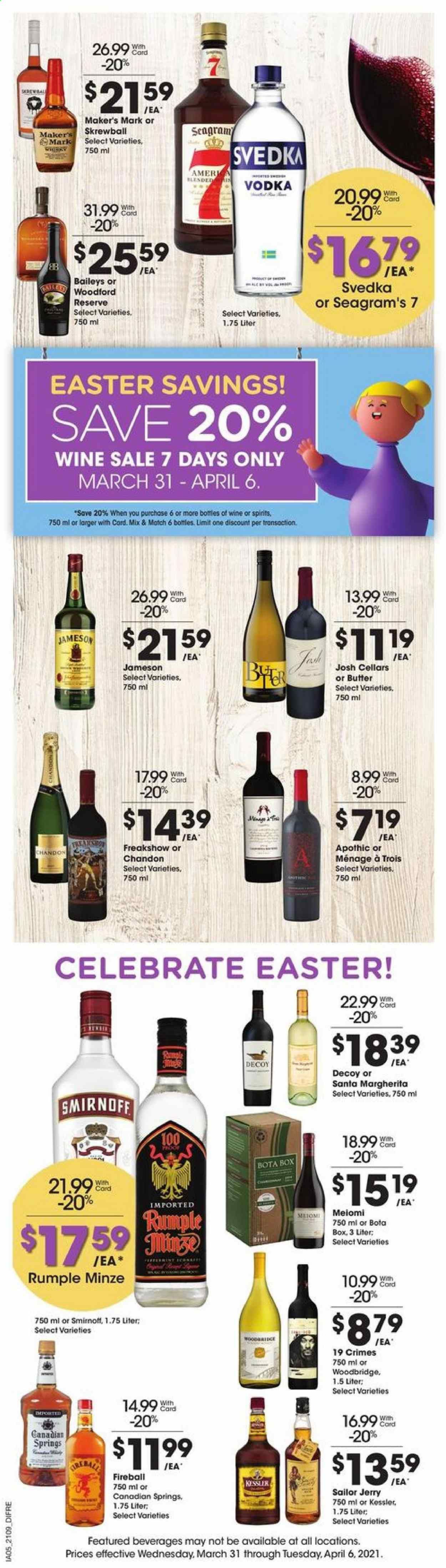 Baker's Weekly Ad Flyer March 31 to April 6