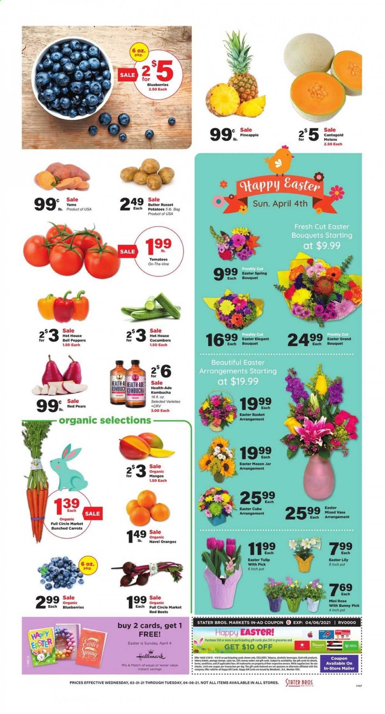Stater Bros. Weekly Ad Flyer March 31 to April 6