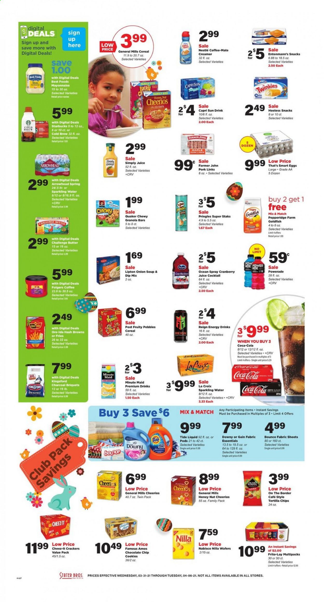 Stater Bros. Weekly Ad Flyer March 31 to April 6