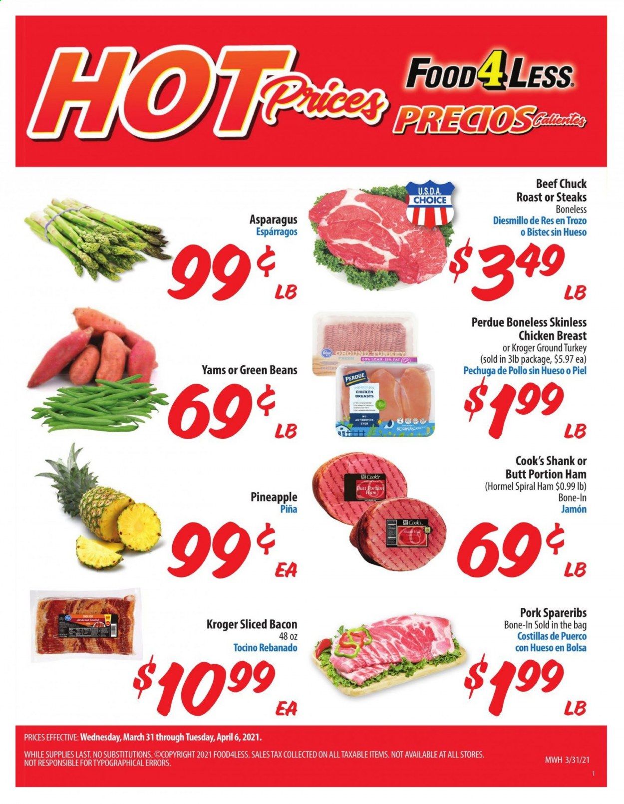 Food 4 Less (IL) Weekly Ad Flyer March 31 to April 6