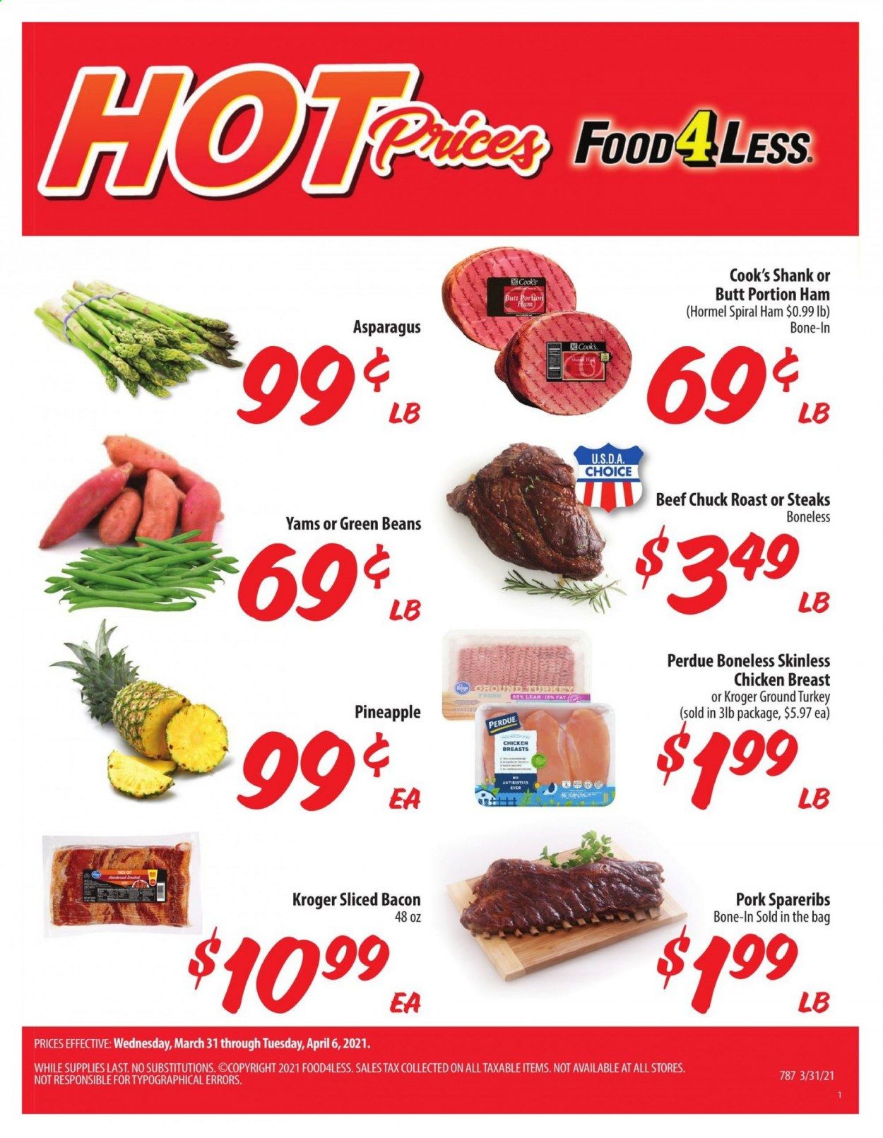Food 4 Less (IN) Weekly Ad Flyer March 31 to April 6