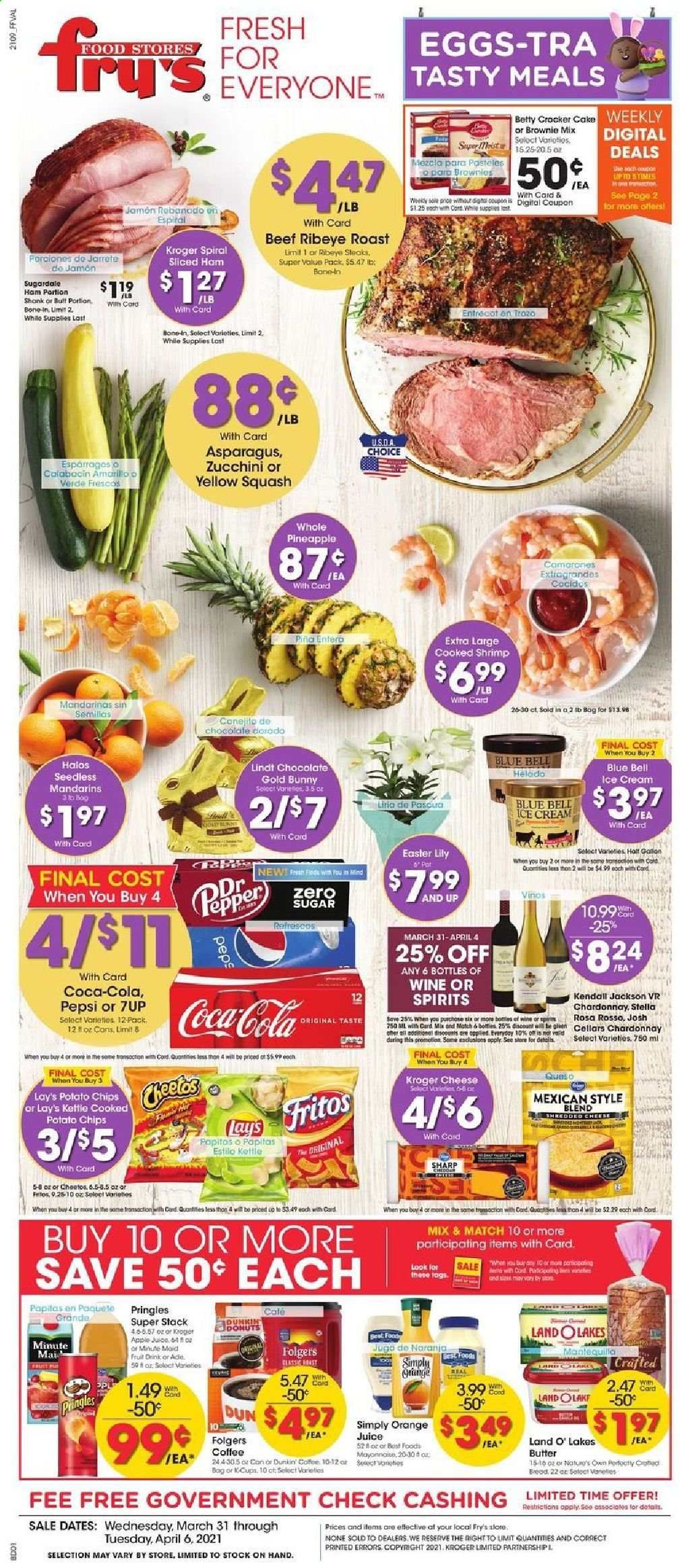 Fry’s (AZ) Weekly Ad Flyer March 31 to April 6