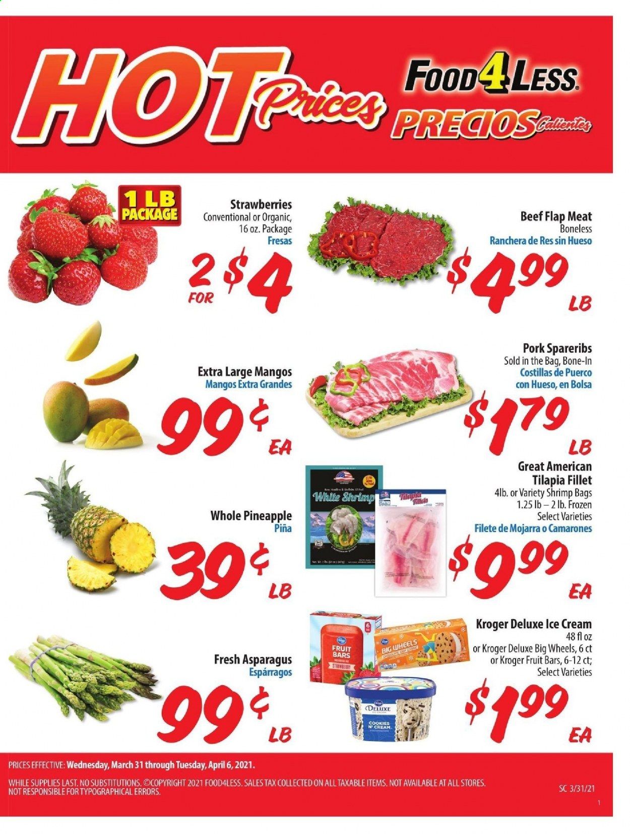 Food 4 Less (CA) Weekly Ad Flyer March 31 to April 6