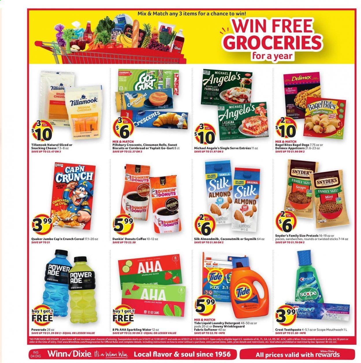 Winn Dixie (AL, FL, GA, LA, MS) Weekly Ad Flyer March 31 to April 6