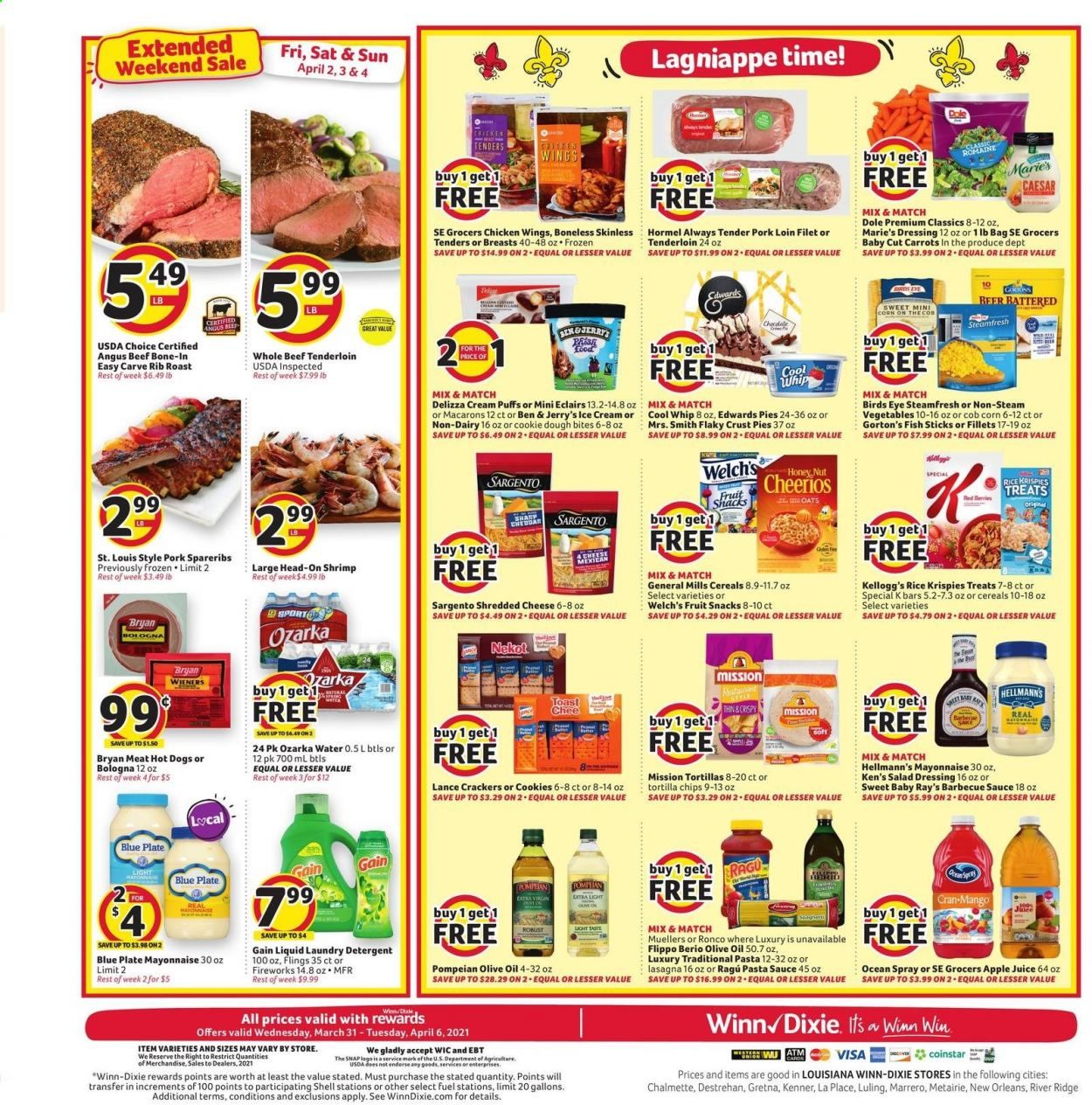 Winn Dixie (AL, FL, GA, LA, MS) Weekly Ad Flyer March 31 to April 6