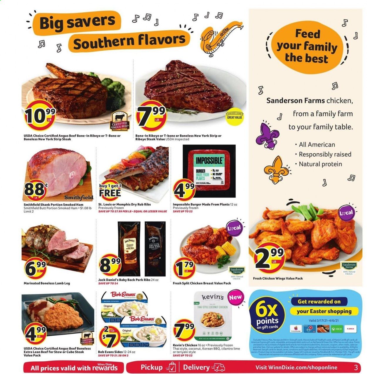 Winn Dixie (AL, FL, GA, LA, MS) Weekly Ad Flyer March 31 to April 6