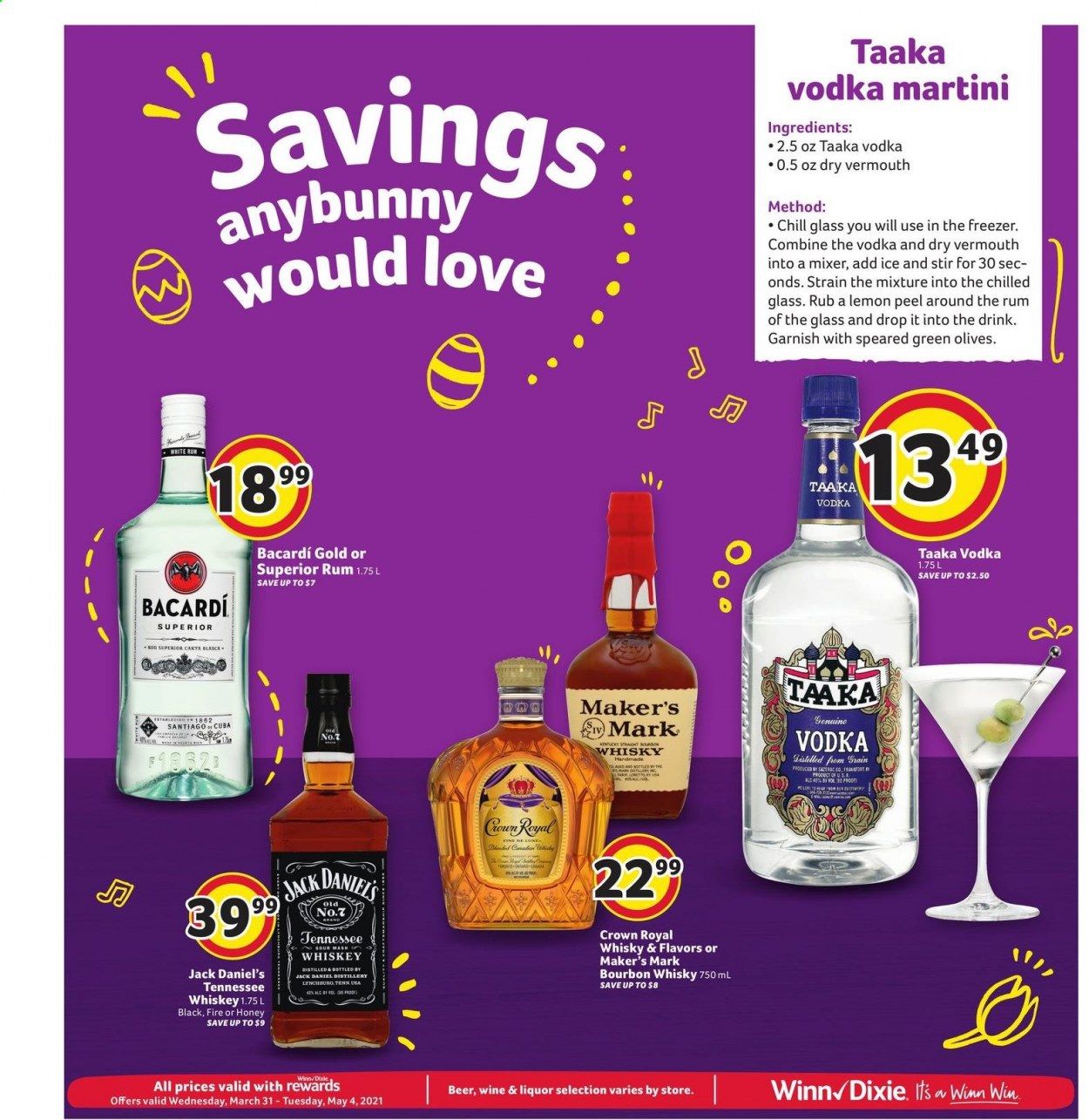 Winn Dixie (AL, FL, GA, LA, MS) Weekly Ad Flyer March 31 to April 6