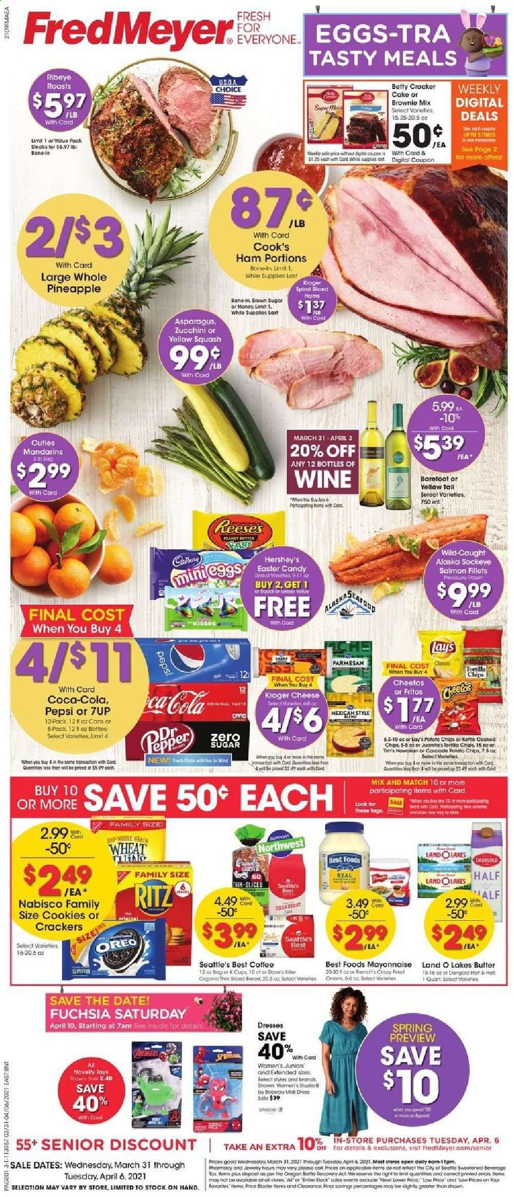 Fred Meyer (DC, DE, NJ, NY, PA, VA) Weekly Ad Flyer March 31 to April 6