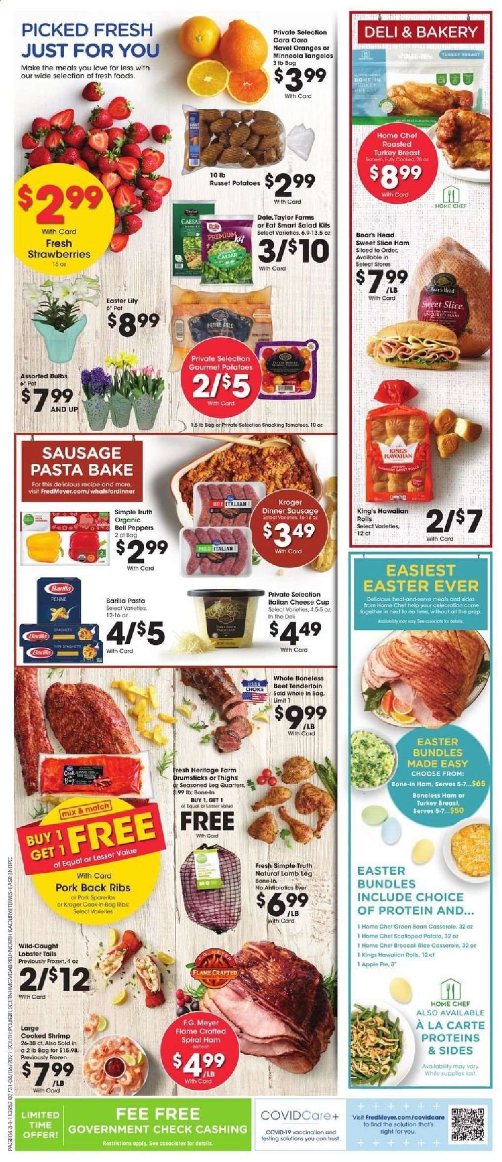 Fred Meyer (DC, DE, NJ, NY, PA, VA) Weekly Ad Flyer March 31 to April 6