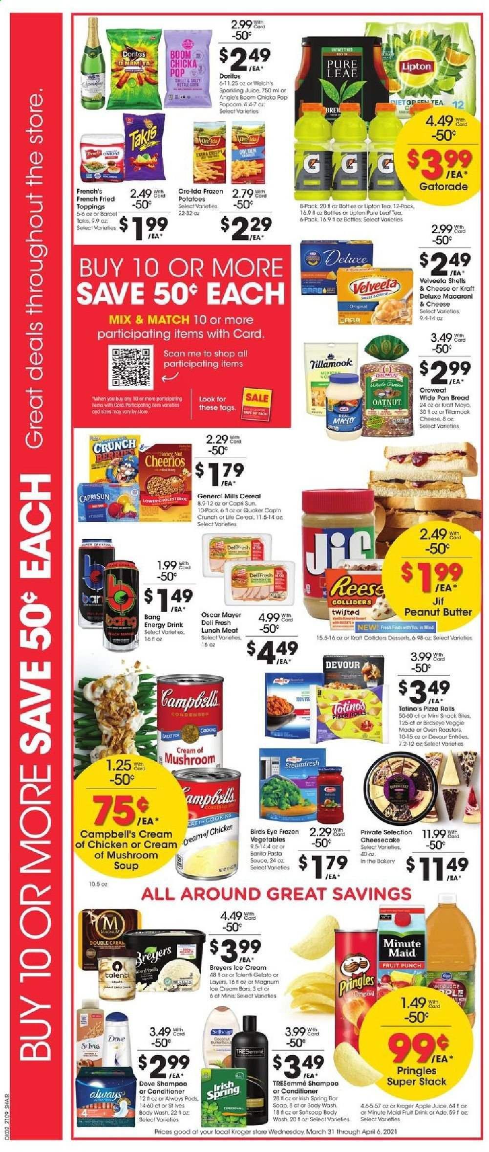 Kroger (GA, IL, LA, MI, OK, SC, TN, TX, VA) Weekly Ad Flyer March 31 to April 6