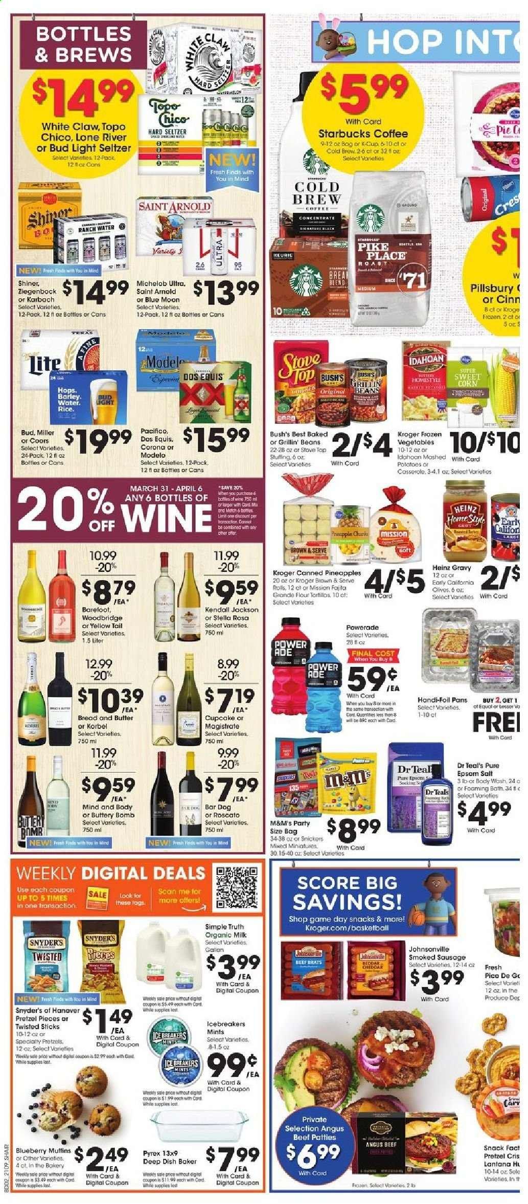 Kroger (GA, IL, LA, MI, OK, SC, TN, TX, VA) Weekly Ad Flyer March 31 to April 6