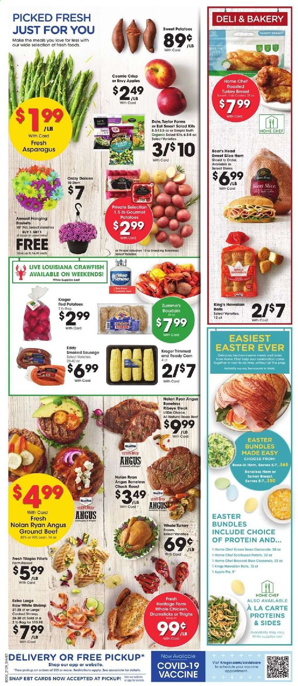Kroger (GA, IL, LA, MI, OK, SC, TN, TX, VA) Weekly Ad Flyer March 31 to April 6