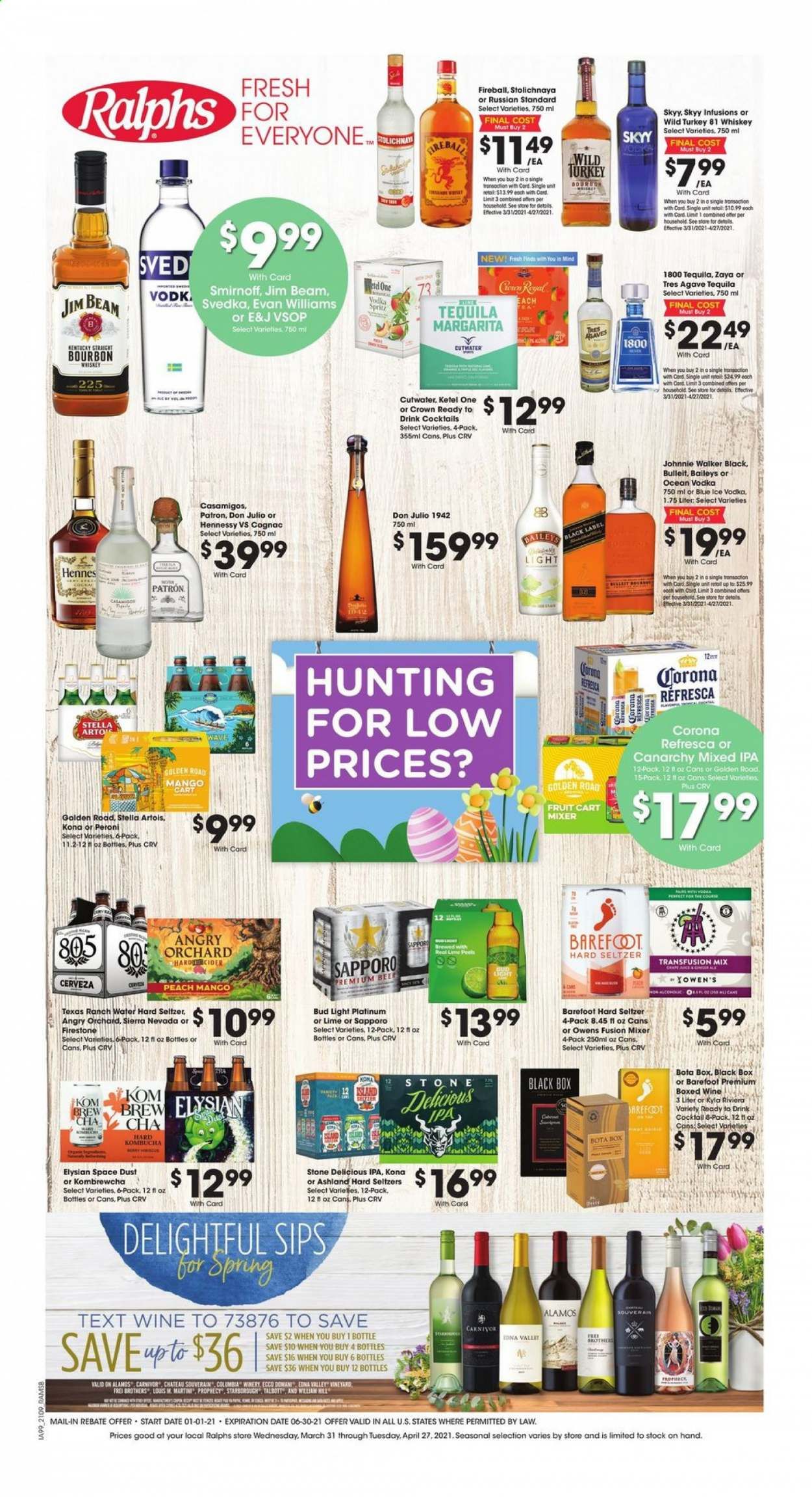 Ralphs (DC, DE, FL, GA, MD, NC, SC, VA) Weekly Ad Flyer March 31 to April 27
