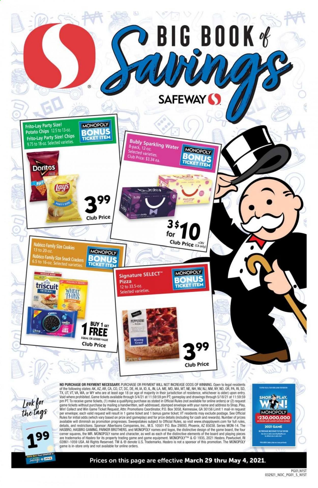 Safeway (AZ, CA, CO, HI, MD, NE, OR, VA, WA) Weekly Ad Flyer March 29 to May 4