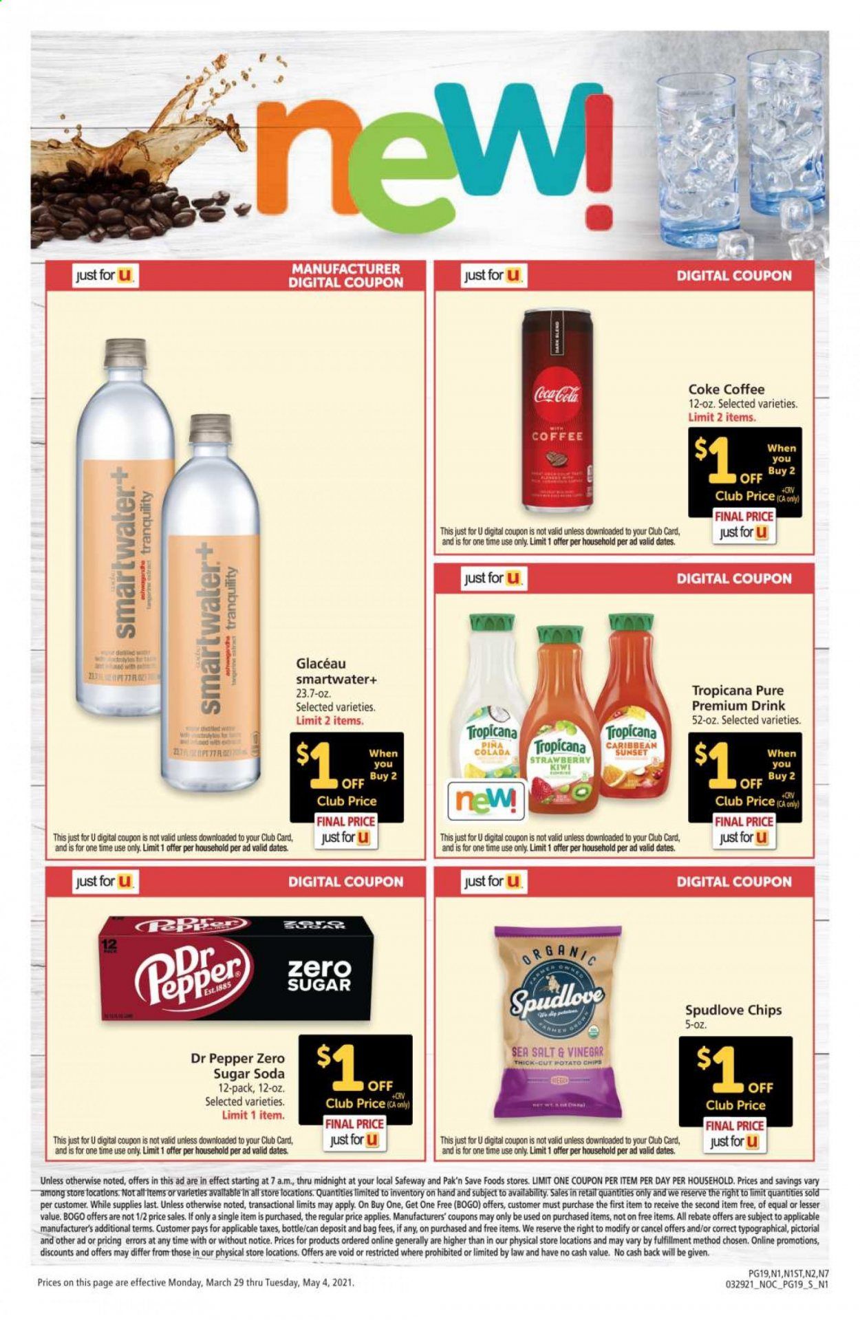 Safeway (AZ, CA, CO, HI, MD, NE, OR, VA, WA) Weekly Ad Flyer March 29 to May 4