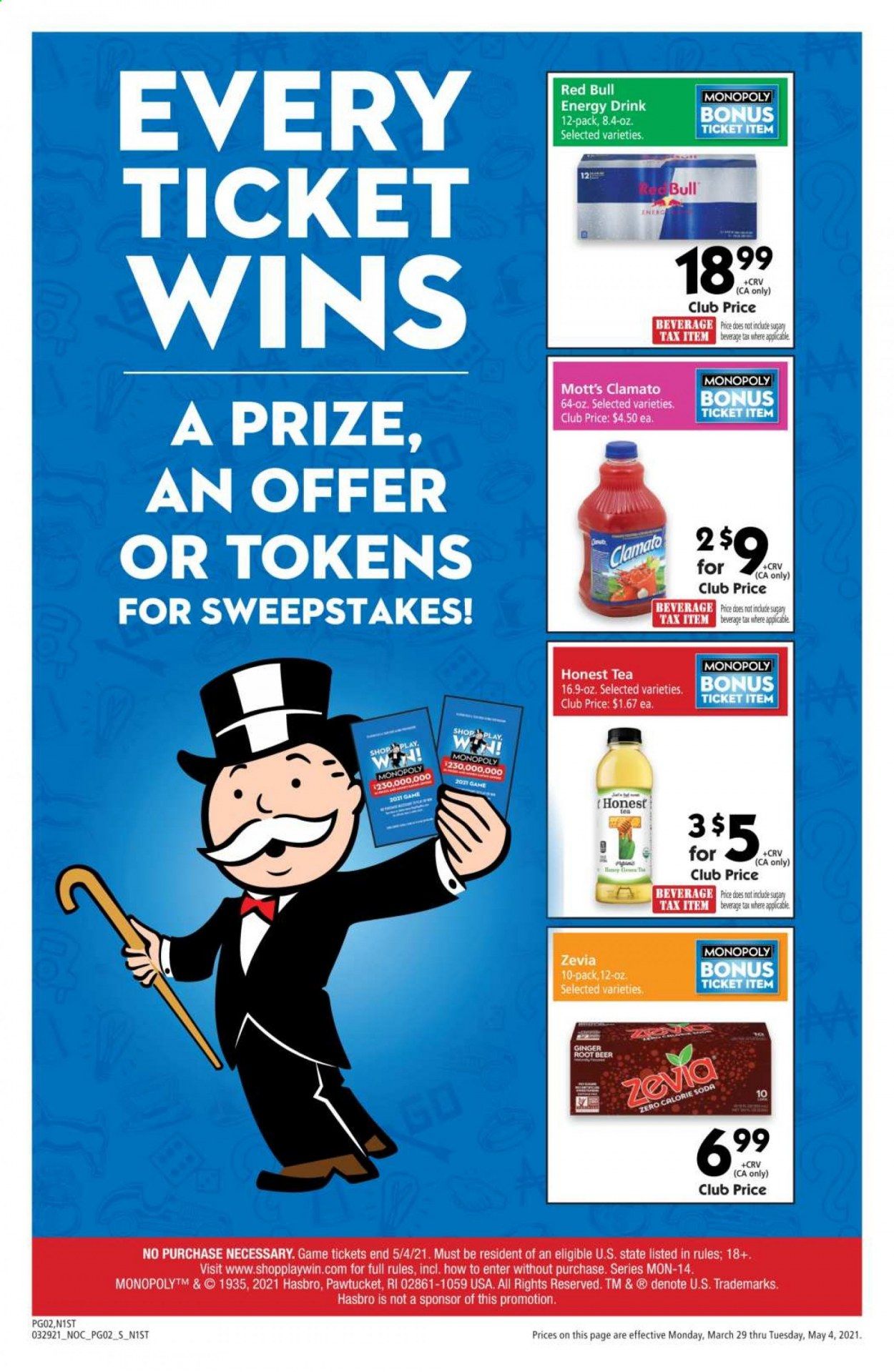 Safeway (AZ, CA, CO, HI, MD, NE, OR, VA, WA) Weekly Ad Flyer March 29 to May 4