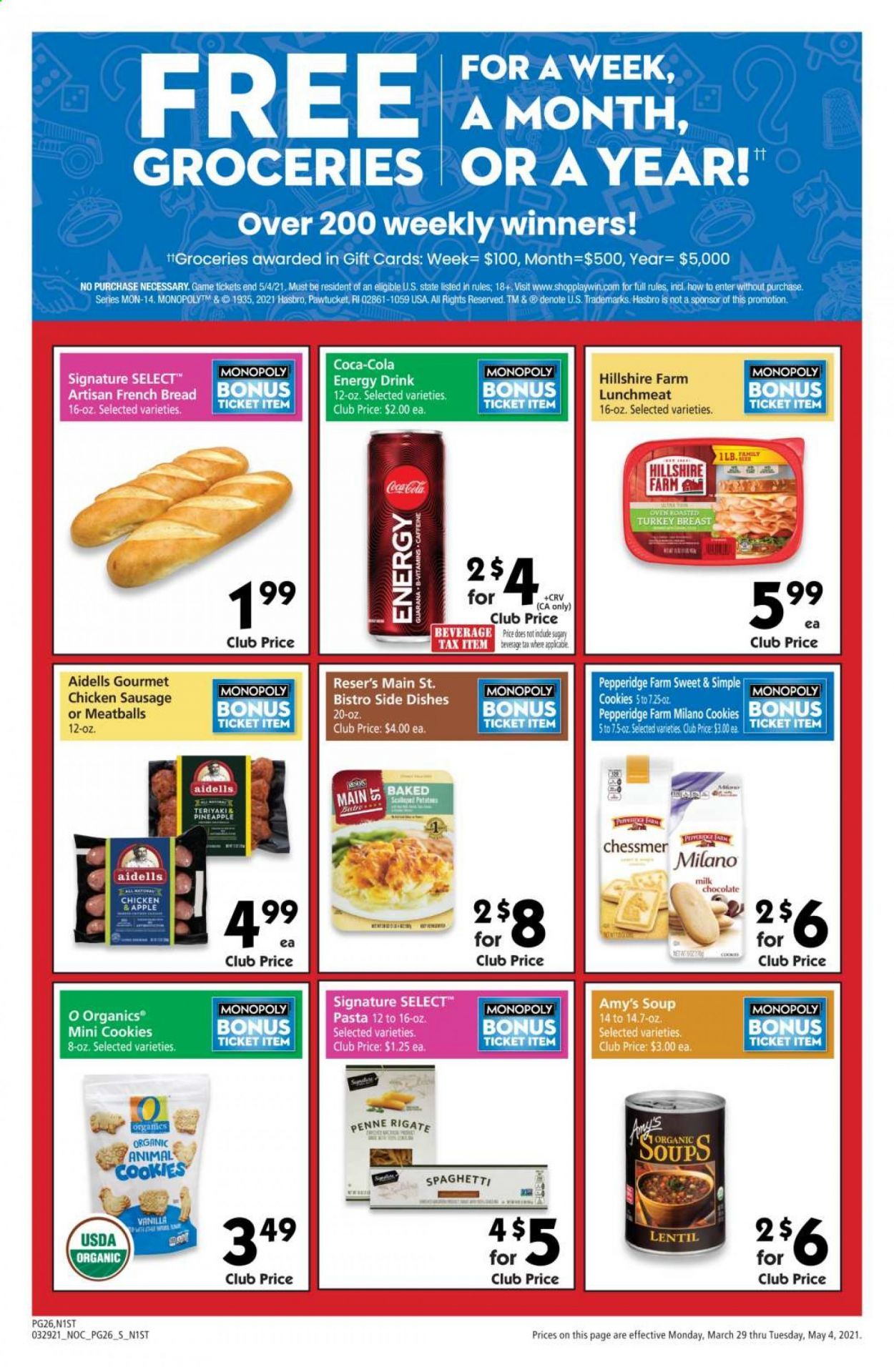 Safeway (AZ, CA, CO, HI, MD, NE, OR, VA, WA) Weekly Ad Flyer March 29 to May 4