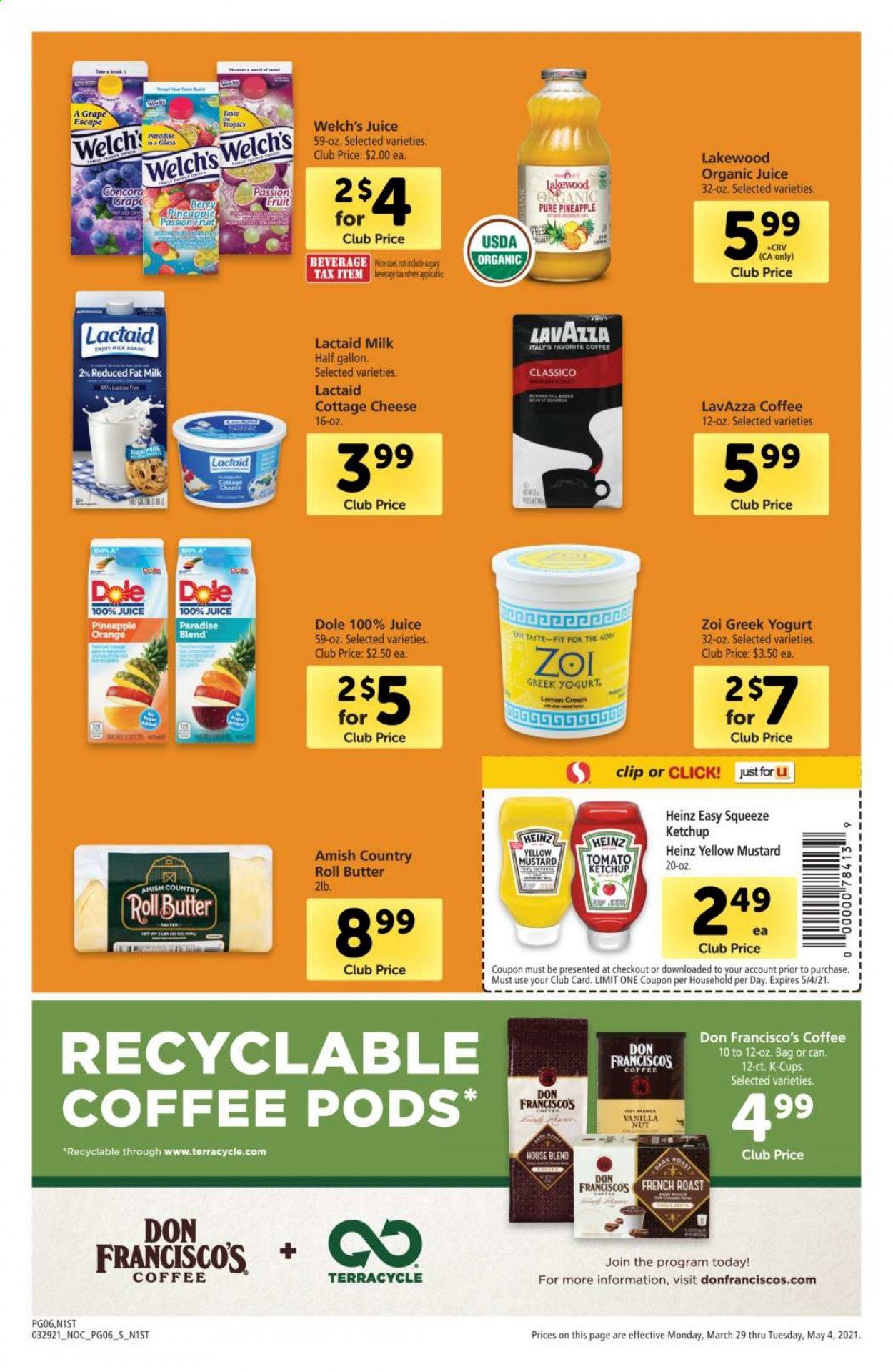 Safeway (AZ, CA, CO, HI, MD, NE, OR, VA, WA) Weekly Ad Flyer March 29 to May 4