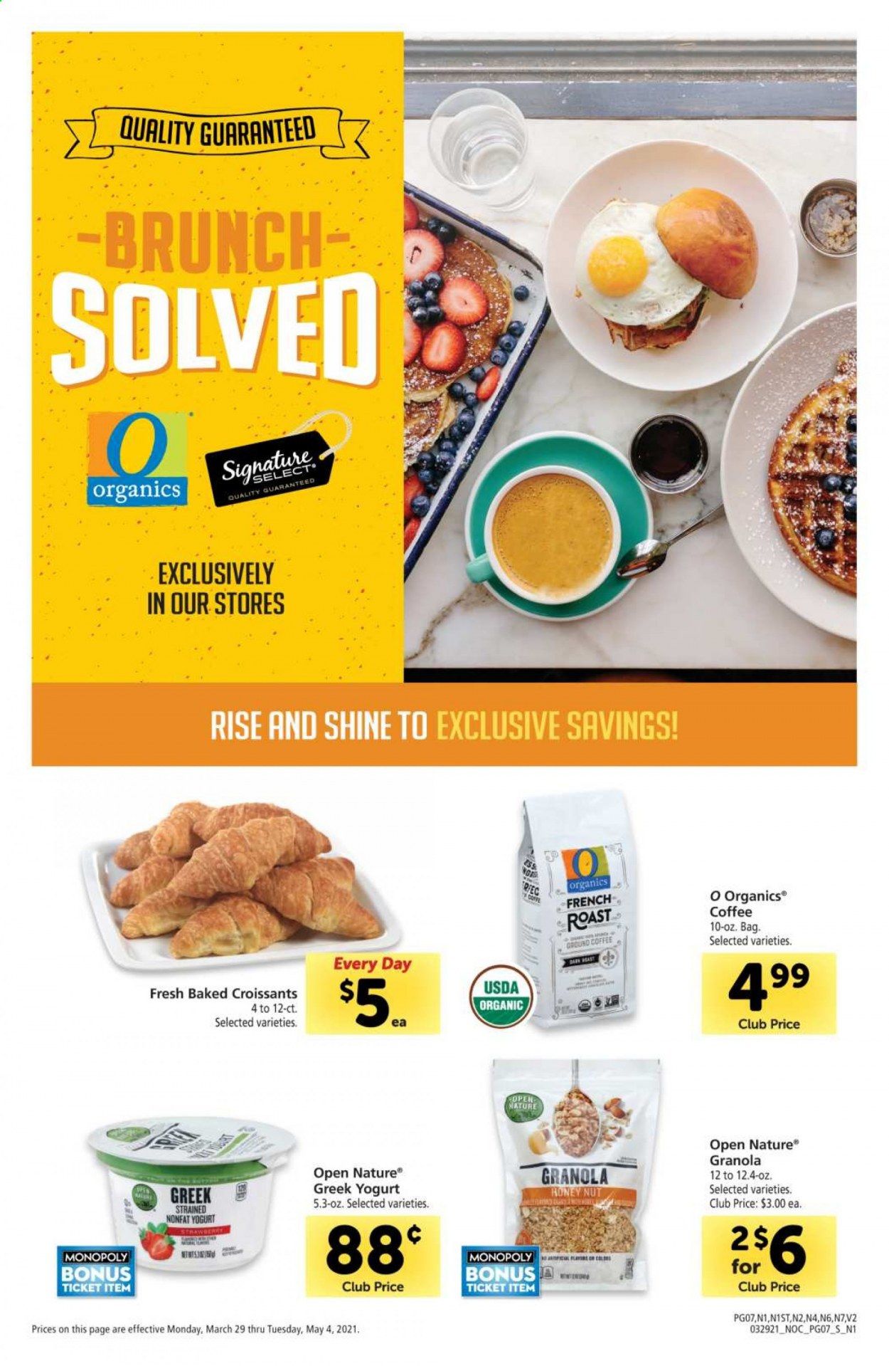 Safeway (AZ, CA, CO, HI, MD, NE, OR, VA, WA) Weekly Ad Flyer March 29 to May 4