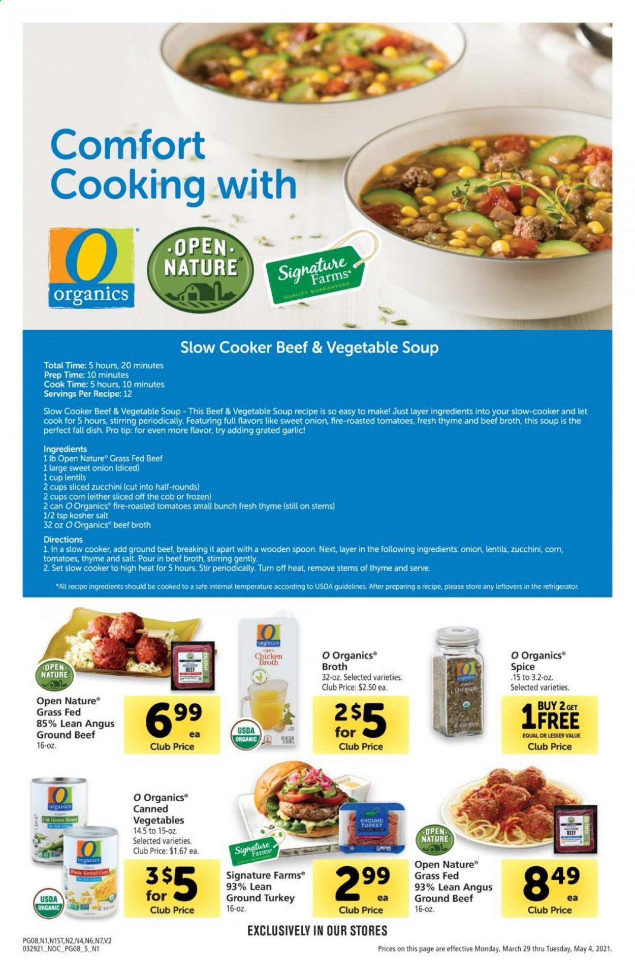Safeway (AZ, CA, CO, HI, MD, NE, OR, VA, WA) Weekly Ad Flyer March 29 to May 4