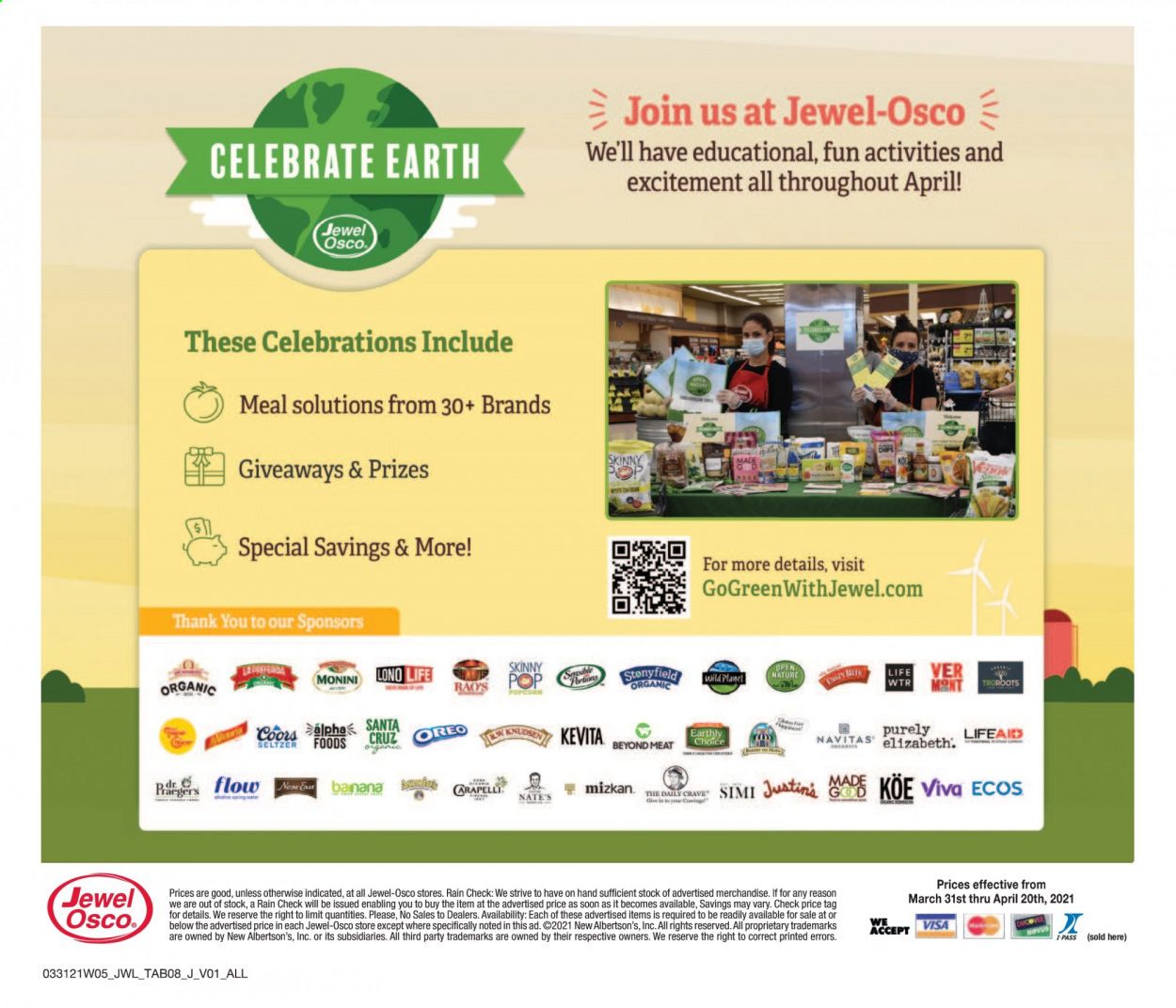 Jewel Osco Weekly Ad Flyer March 31 to April 20