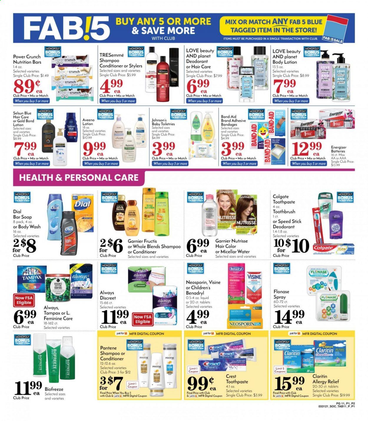 Pavilions (CA) Weekly Ad Flyer March 31 to April 6