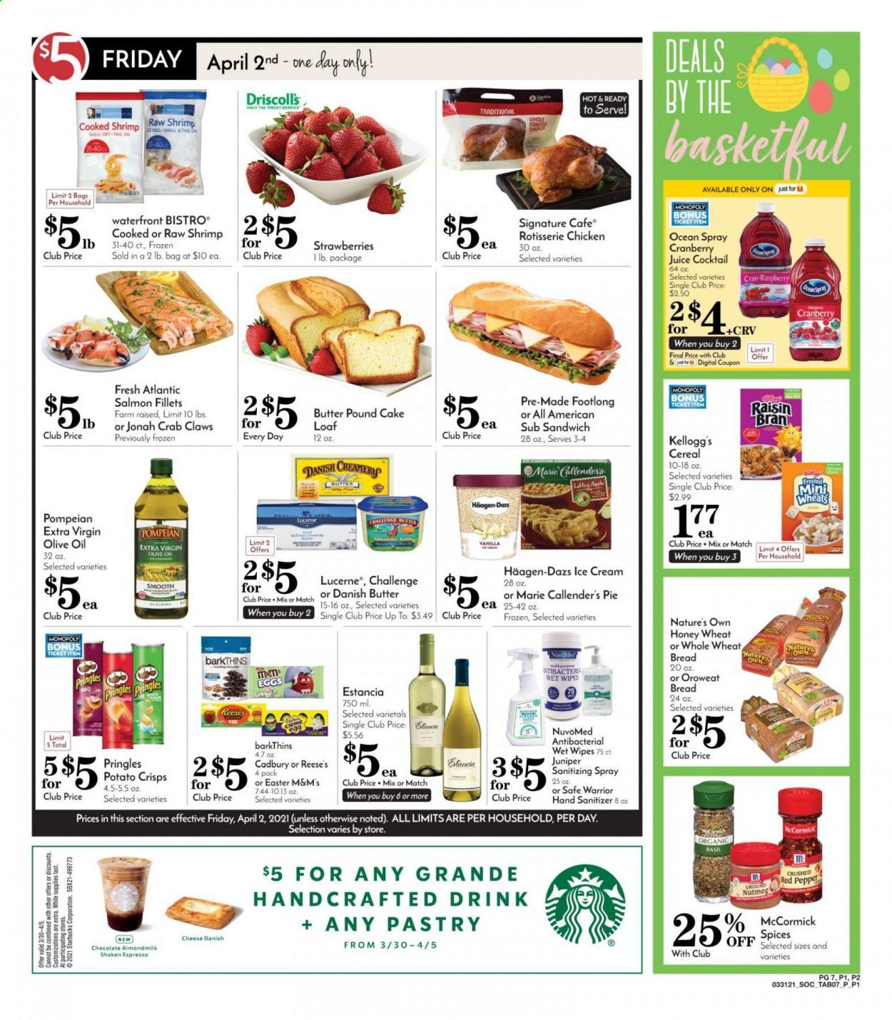 Pavilions (CA) Weekly Ad Flyer March 31 to April 6