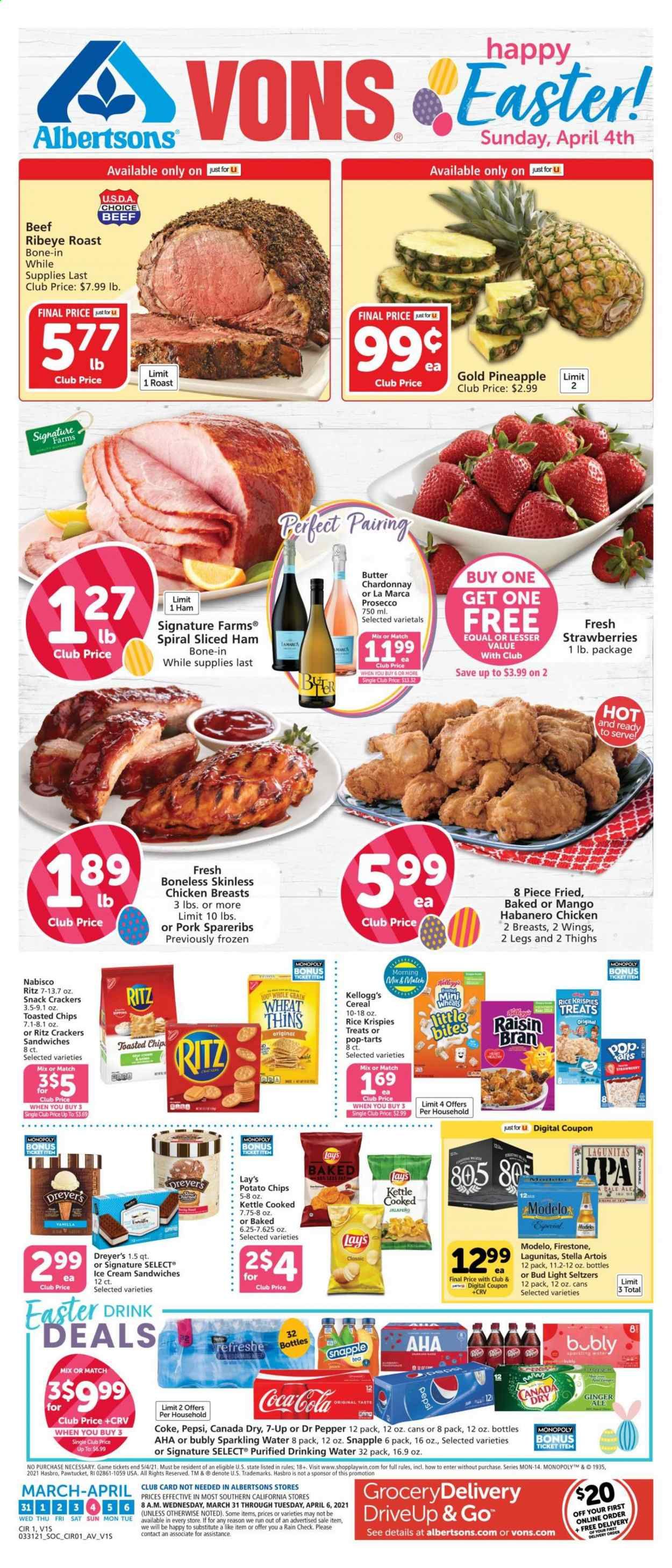 Vons (CA, NV) Weekly Ad Flyer March 31 to April 6