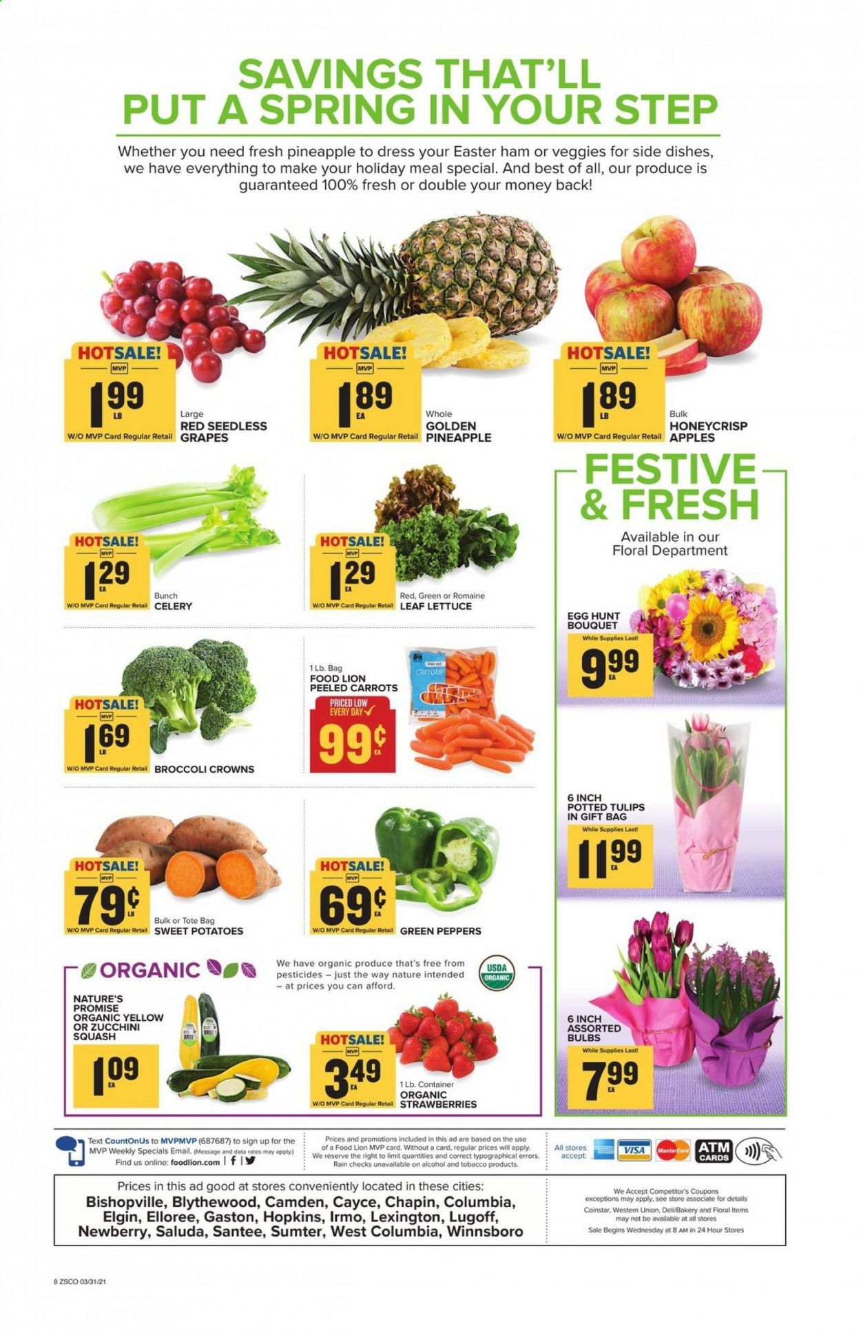 Food Lion (SC) Weekly Ad Flyer March 31 to April 6