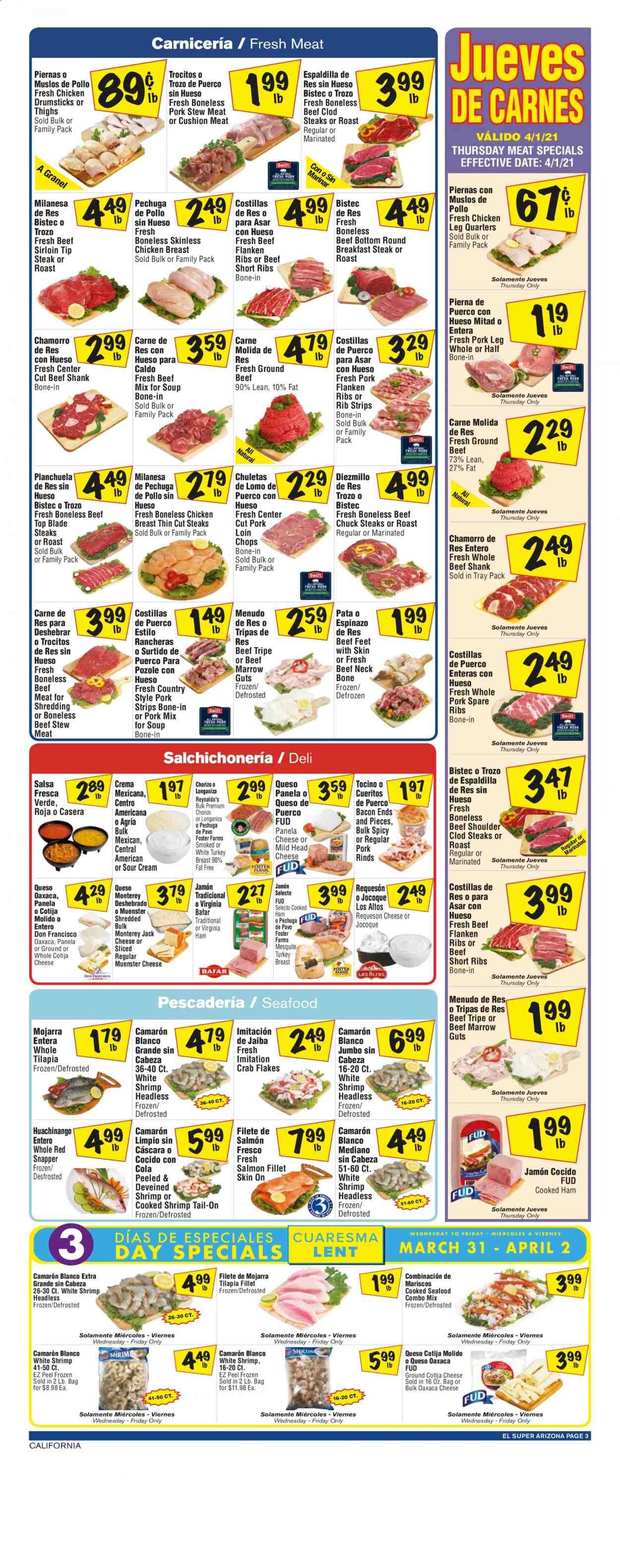 El Super (AZ, CA, NM, NV, TX) Weekly Ad Flyer March 31 to April 6