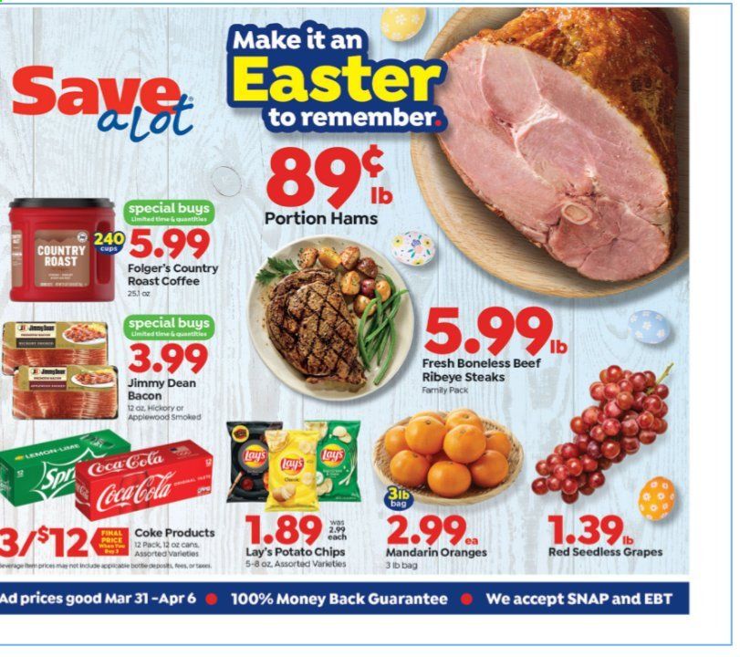 Save a Lot Weekly Ad Flyer March 31 to April 6
