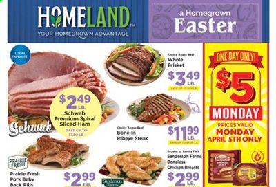 Homeland (OK, TX) Weekly Ad Flyer March 31 to April 6