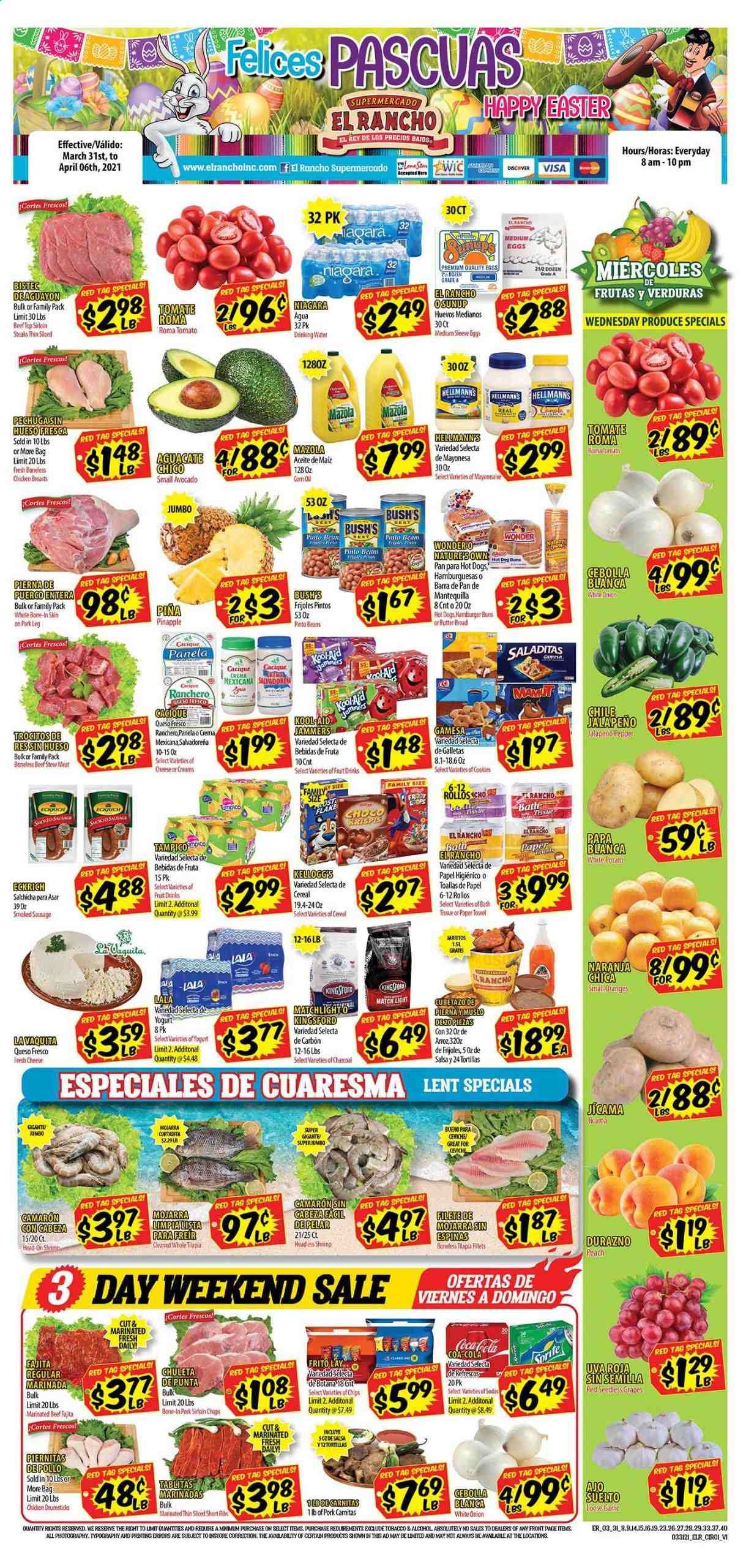 El Rancho (TX) Weekly Ad Flyer March 31 to April 6